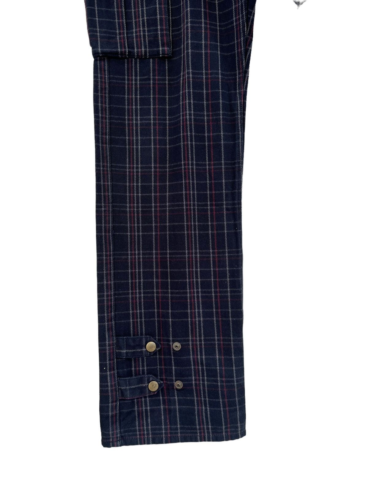 PPFM Vintage PPFM Checks Adjustable Hem Cargo Trouser Pant Size US 30 / EU 46 - 8 Thumbnail