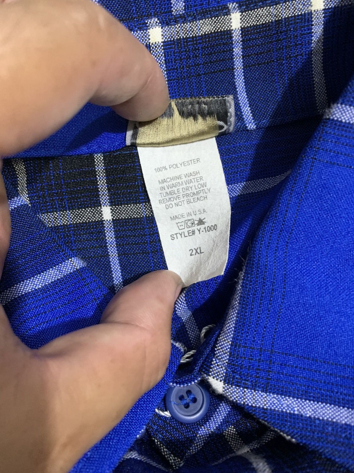 Other Caltop short sleeve veterano plaid flannel shirt Size US XXL / EU 58 / 5 - 4 Thumbnail