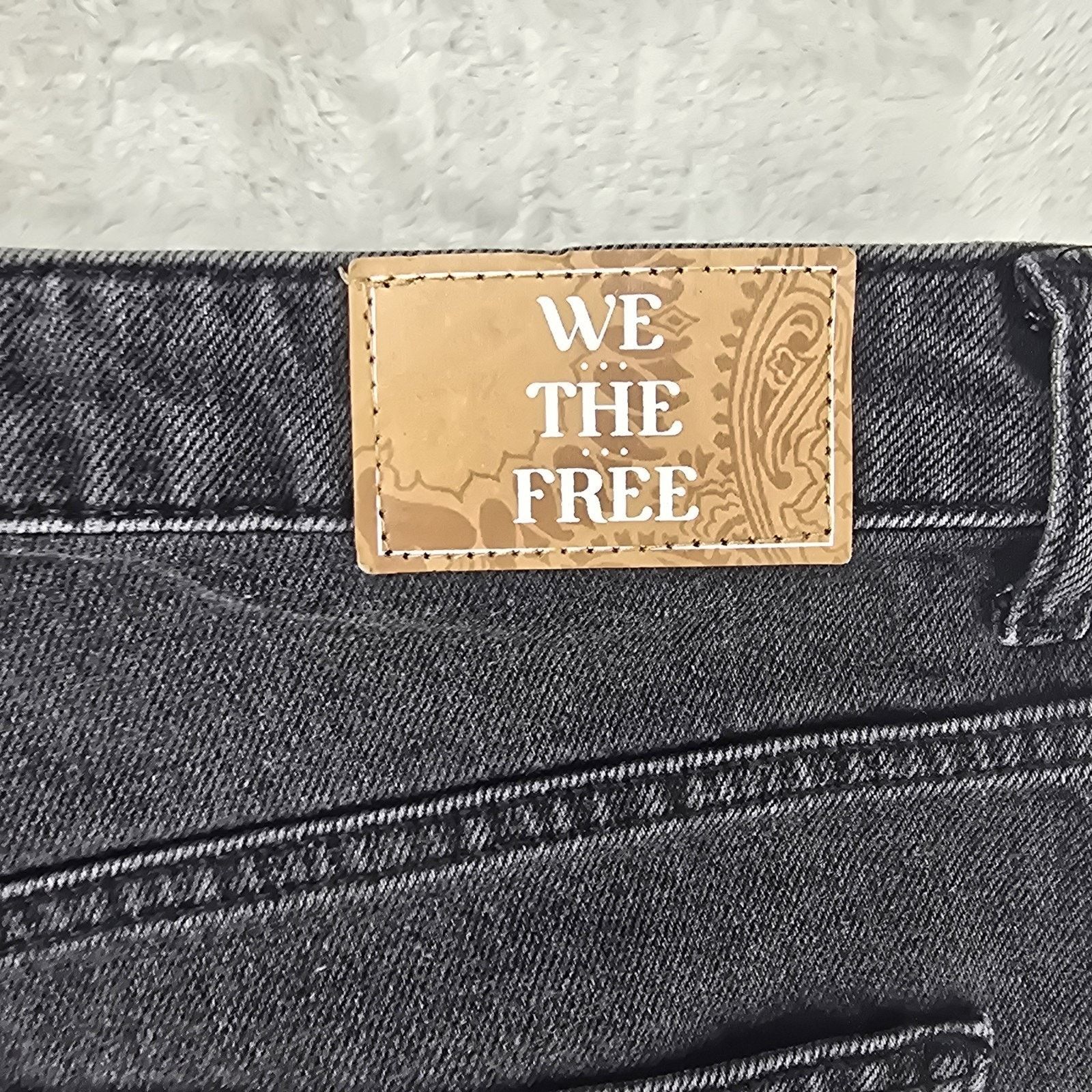 Free People Free People We The Free Pacifica Slim Straight Leg Jeans 32 Size 32" / US 10 / IT 46 - 12 Thumbnail