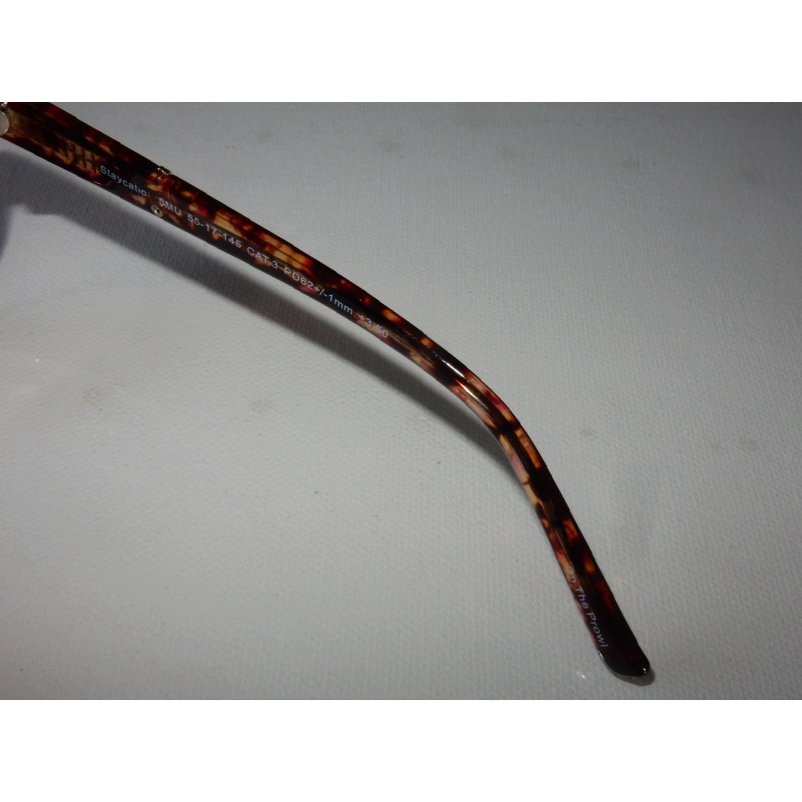 Vintage VINTAGE PRIVÉ REVAUX Women's Sunglasses Pink Tortoise Blue Light 55[]17 145 Staycation On The Prowl Size ONE SIZE - 6 Thumbnail