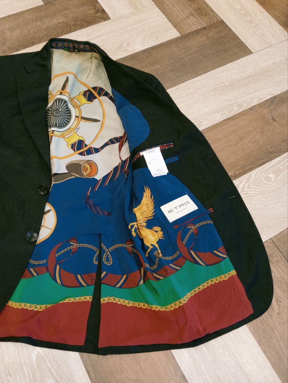 Etro LUXURY ETRO 2 BUTTON PATTERNED PAISLEY BLAZERS Size 48R - 4 Thumbnail