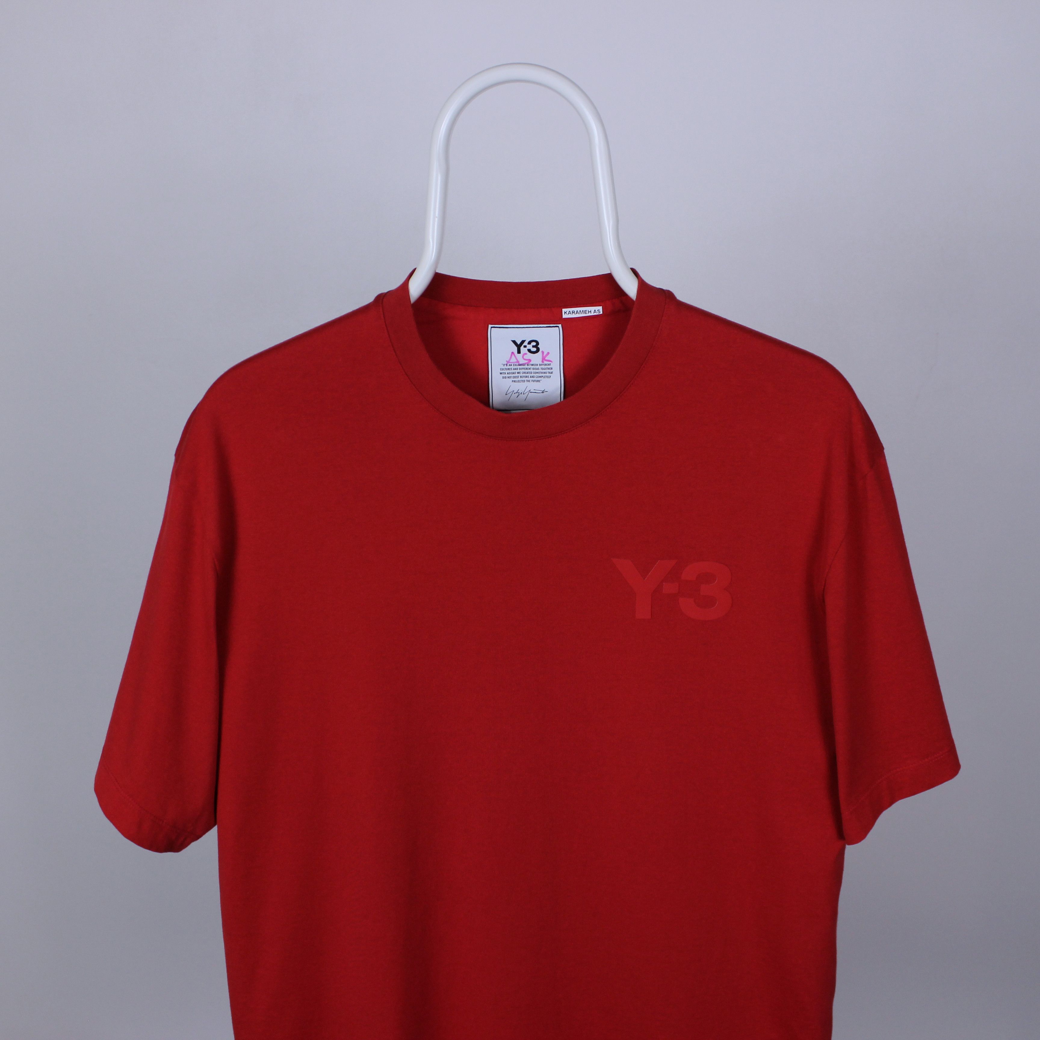 Adidas Yohji Yamamoto & adidas t shirt y3 men red cotton S Size US S / EU 44-46 / 1 - 6 Thumbnail
