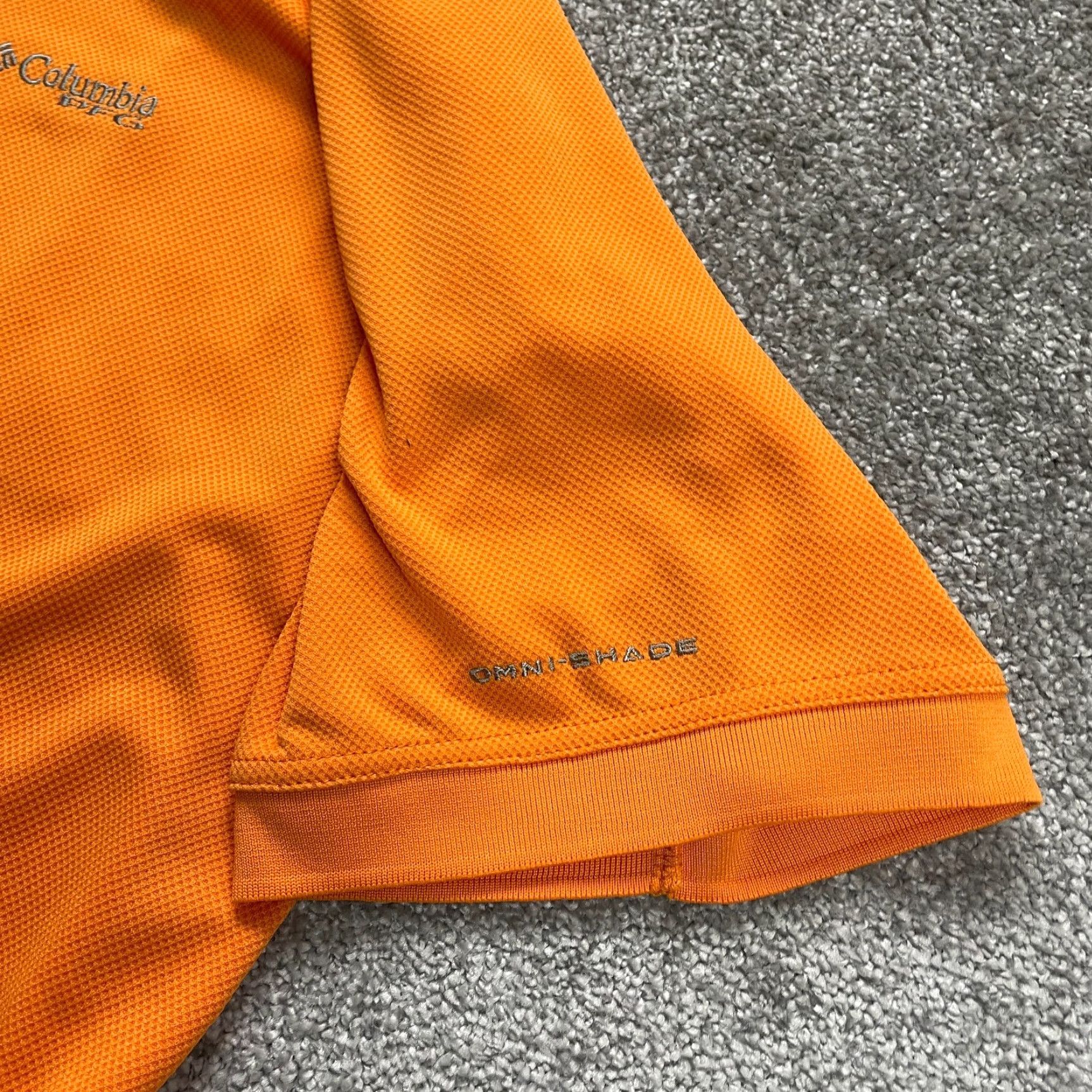 Vintage Columbia Shirt XL Orange PFG Omni Shade Perfect Cast Polo Classic Mens Size US XL / EU 56 / 4 - 7 Thumbnail
