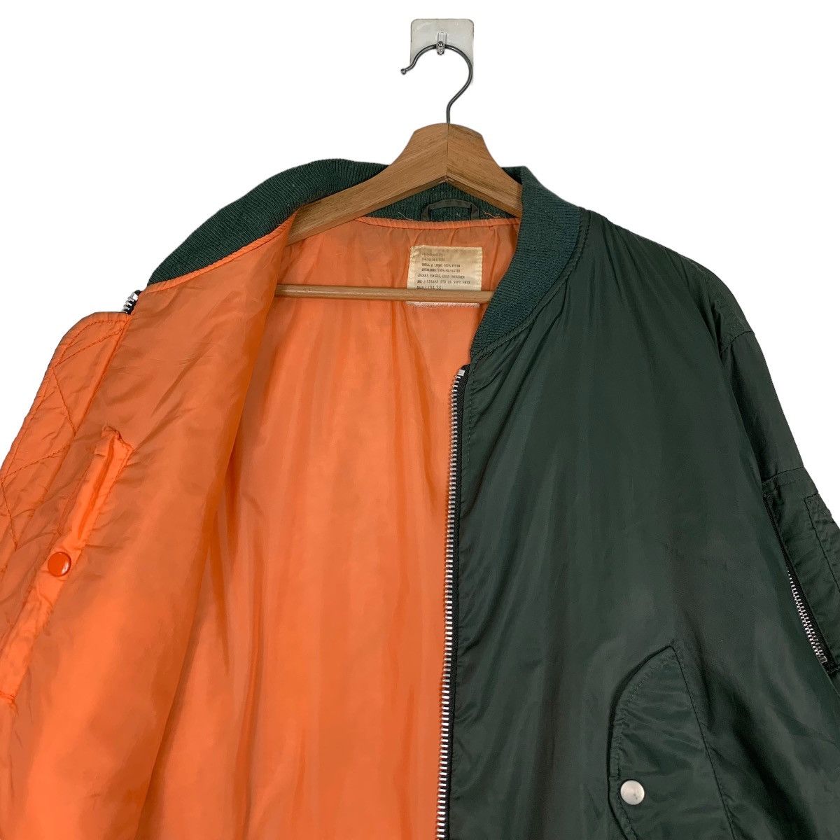 Japanese Brand GLEEMAN MA-1 Flight Bomber Jacket #0864-C39 Size US M / EU 48-50 / 2 - 10 Thumbnail