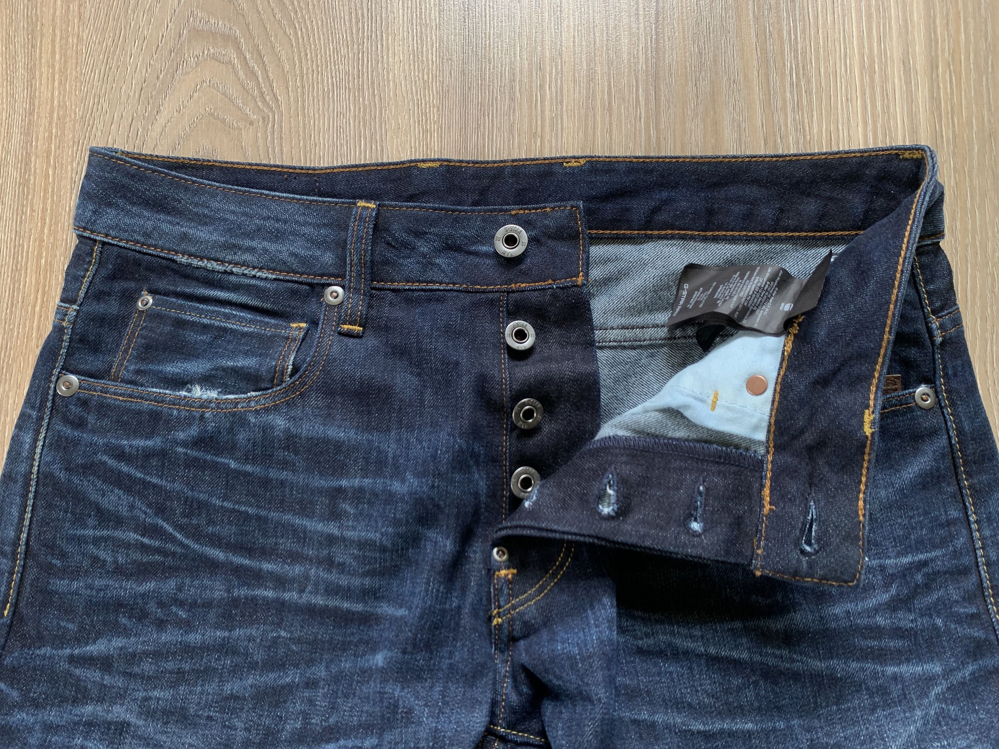G-Star G Star Raw Attacc Straight Denim Jeans Size US 31 - 6 Thumbnail