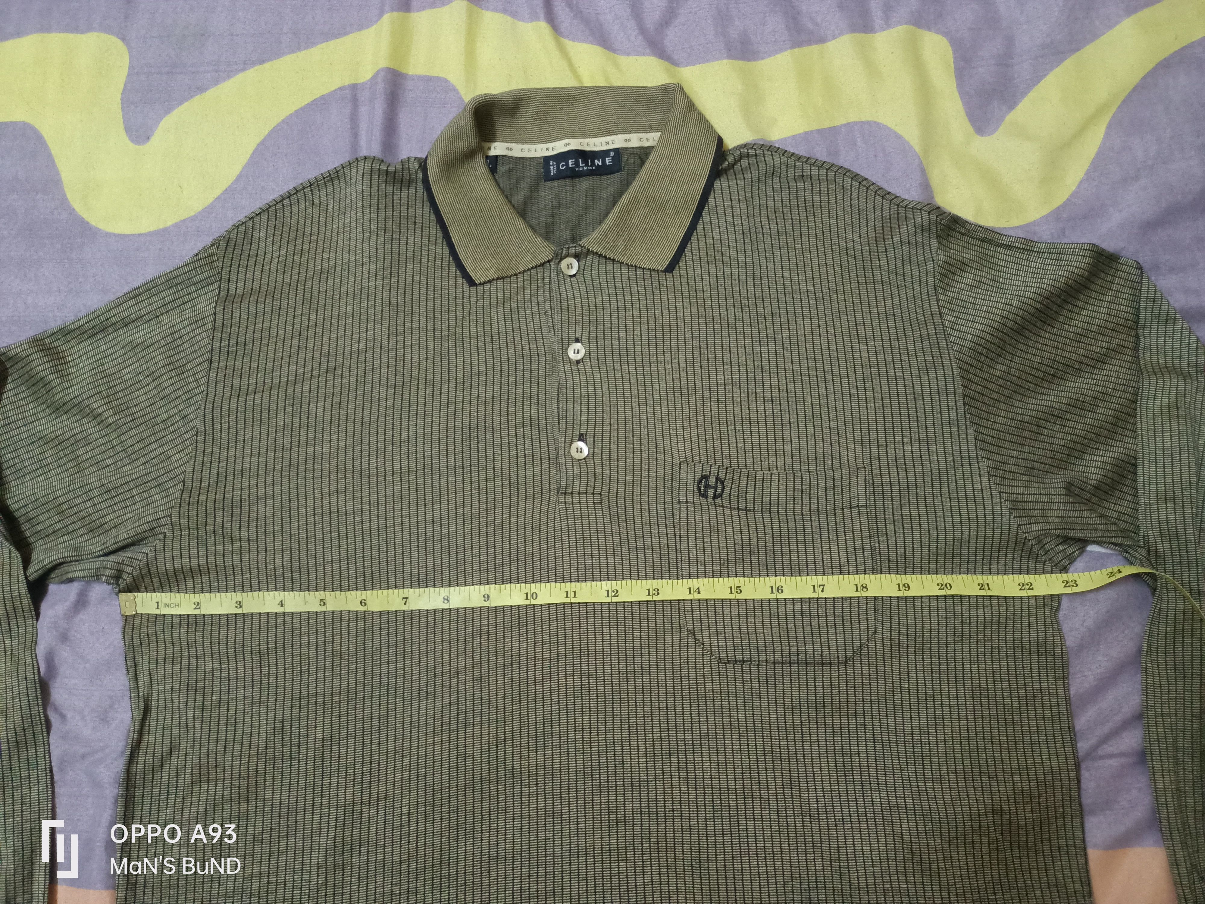 Celine × Vintage Vintage CELINE Shirts Size US L / EU 52-54 / 3 - 14 Thumbnail
