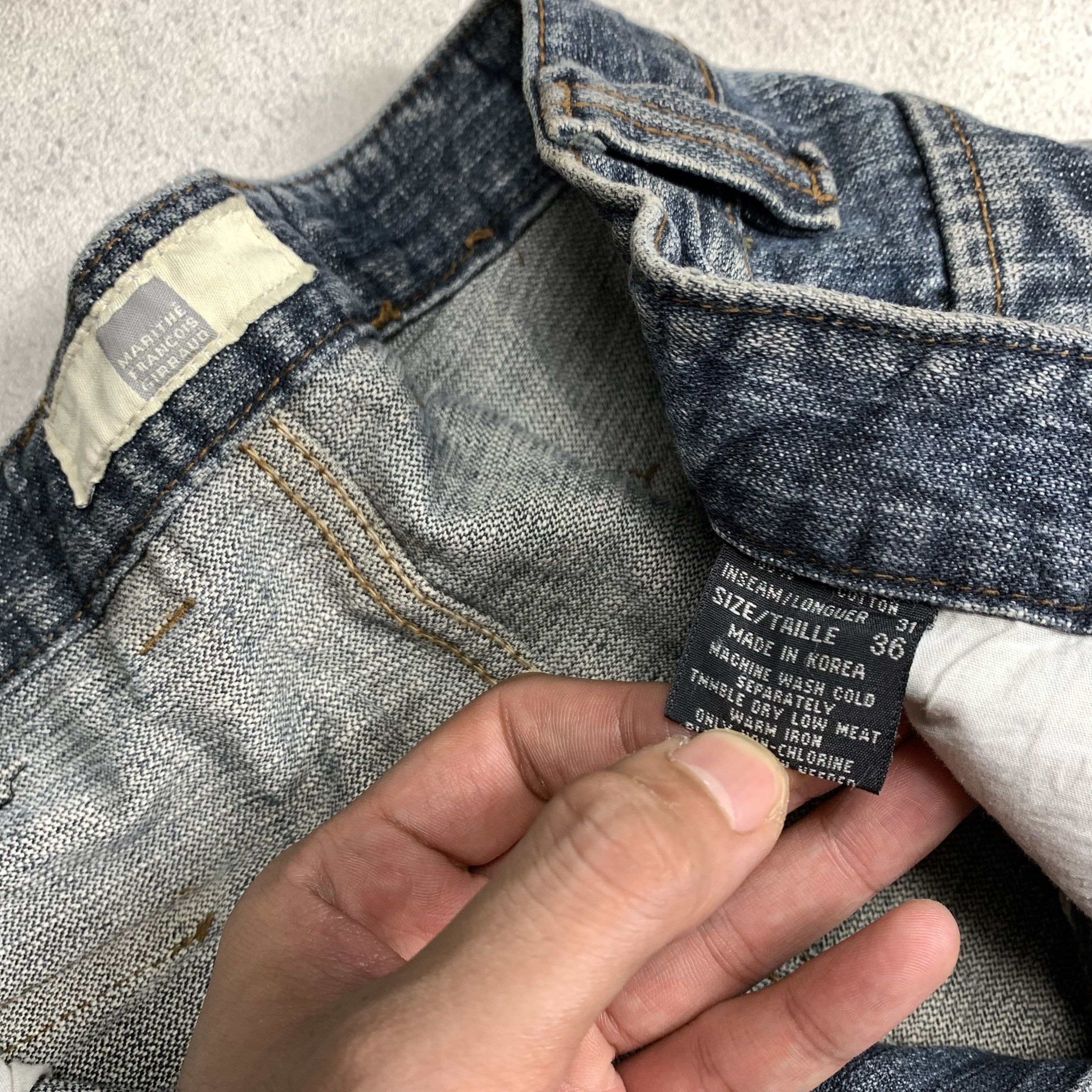 Marithe + Francois Girbaud Vintage Marithe Francois Girbaud Baggy Jeans Denim Size US 36 / EU 52 - 10 Thumbnail
