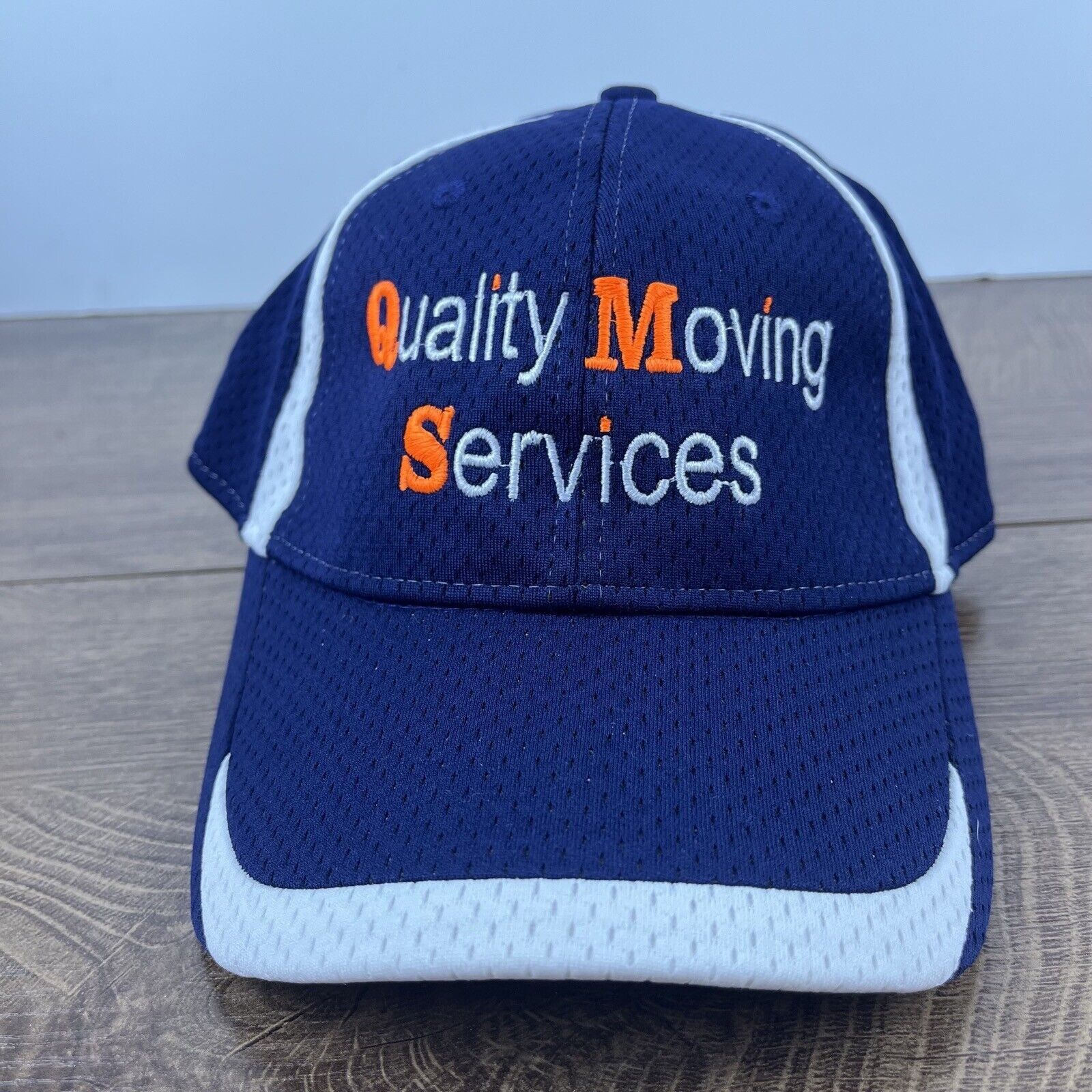 Other QMS Hat Quality Moving Services Hat Blue Cap Adjustable Blue Size ONE SIZE - 1 Thumbnail