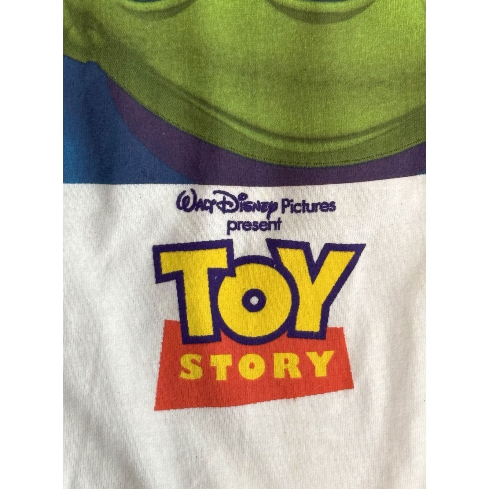 Disney VINTAGE Mickey Inc Toy Story Shirt L Men White Cotton Short Sleeve Crew Neck Aliens 2Sided Disney Toy Story Size US L / EU 52-54 / 3 - 4 Thumbnail