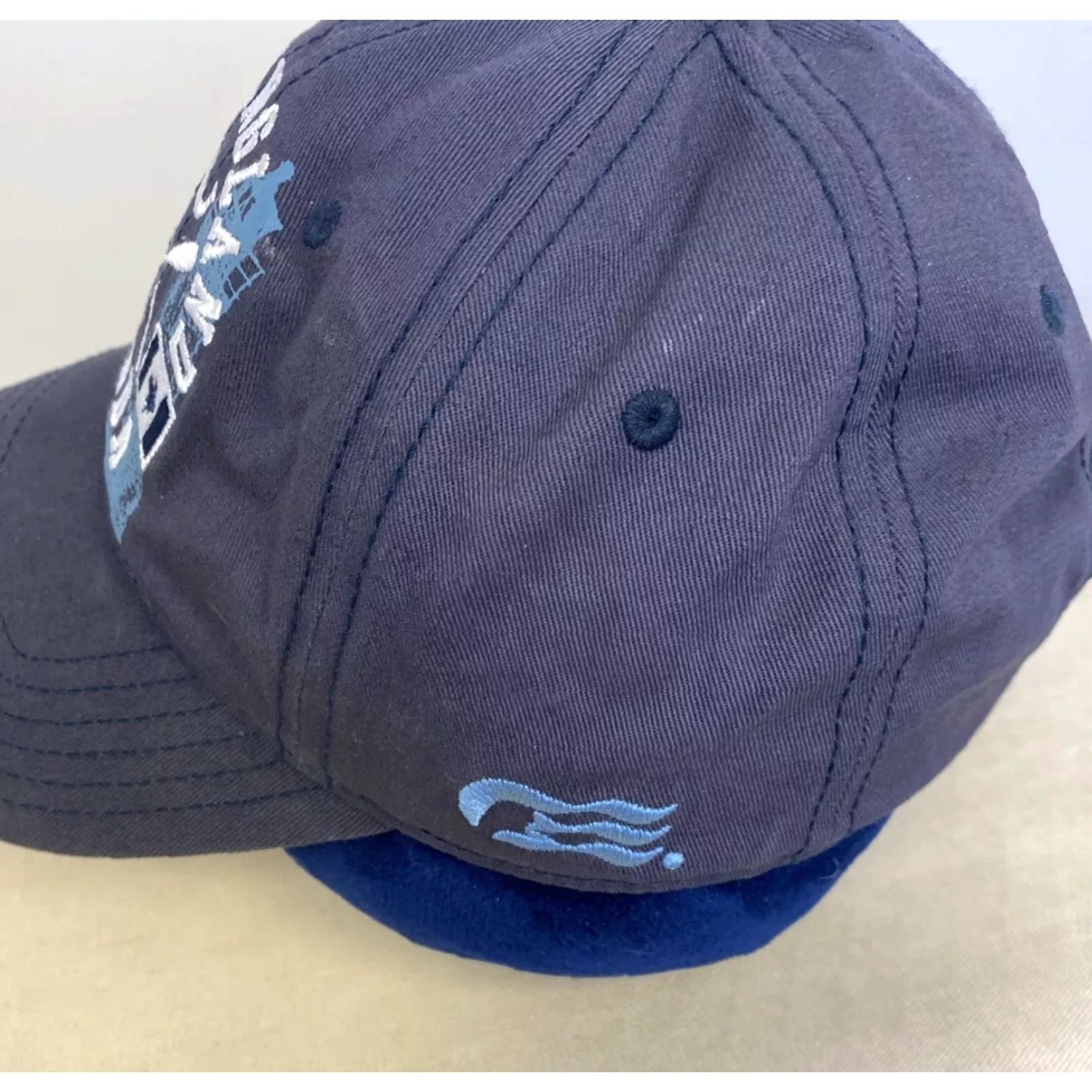 Prince VINTAGE Seattle Mariners Hat Adjustable Baseball Dad Cap Spring Training /488 Blue Adult Adjustable Cotton Knit Men’s Cap Size ONE SIZE - 3 Thumbnail
