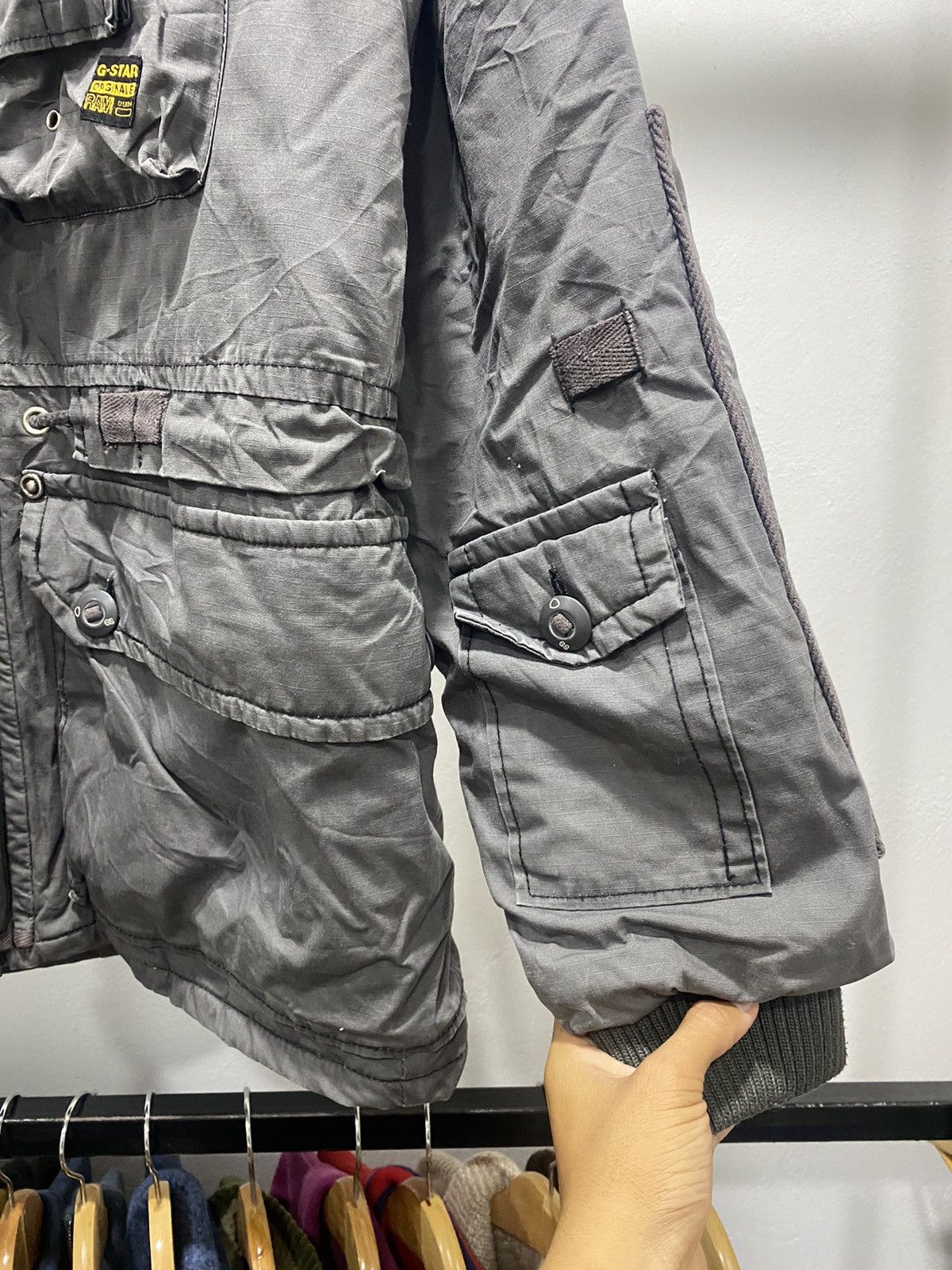 G-Star × Vintage 💥FINAL DROP💥 Gstar Utility Tactical Cargo Military Jacket Size US L / EU 52-54 / 3 - 4 Thumbnail