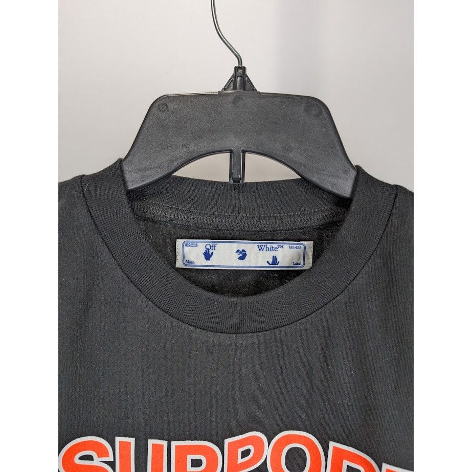 Off-White o1rshd1 Black Business Short Sleeve T-Shirt in Black Orange Size US L / EU 52-54 / 3 - 5 Thumbnail