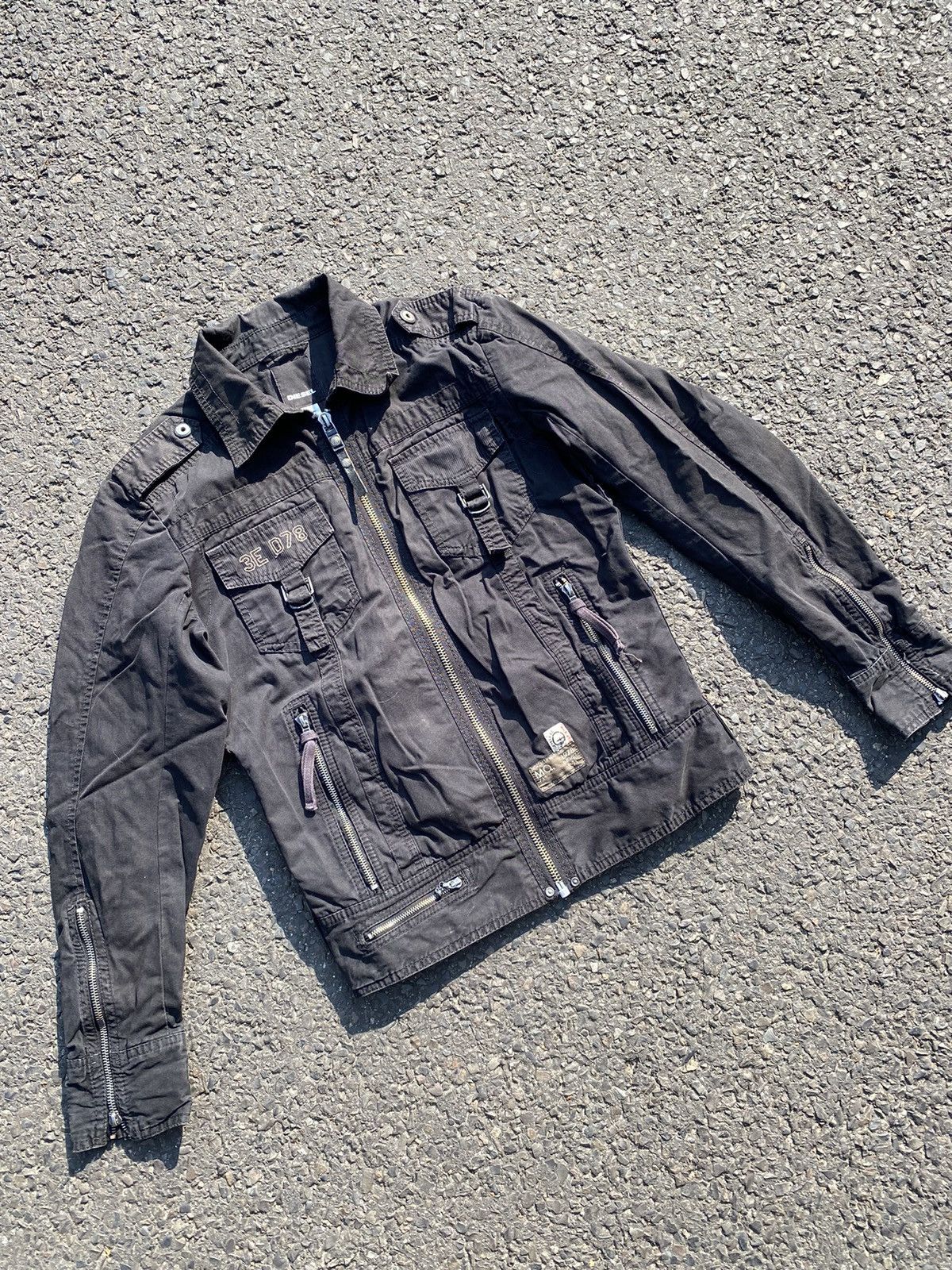 Diesel × Vintage DIESEL BLUE PANTHER FIGHTER SQUADRON 36060 Zipper
