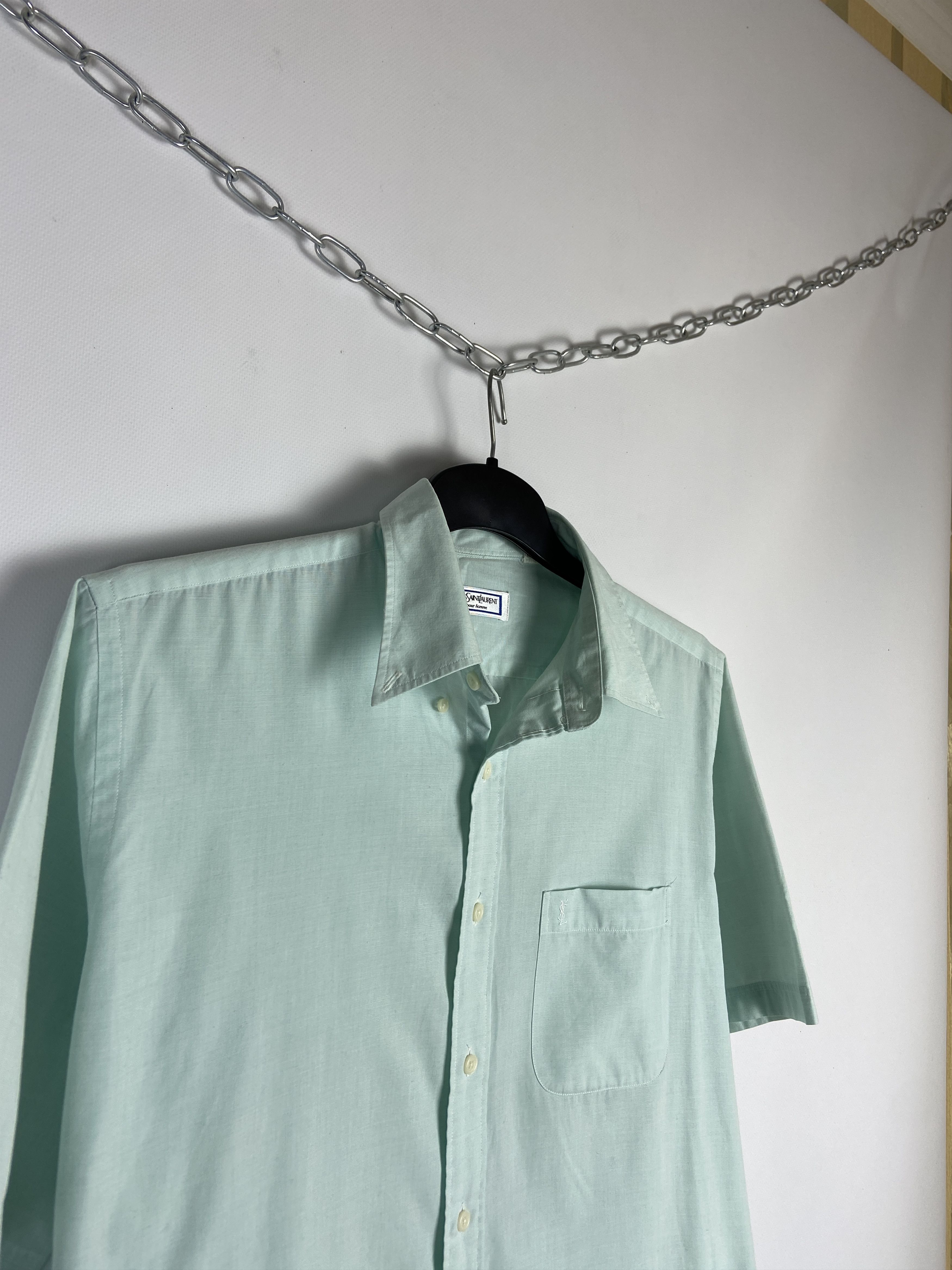 Vintage Vintage Yves Saint Laurent Ysl Pour Homme Shirt Size US M / EU 48-50 / 2 - 4 Thumbnail