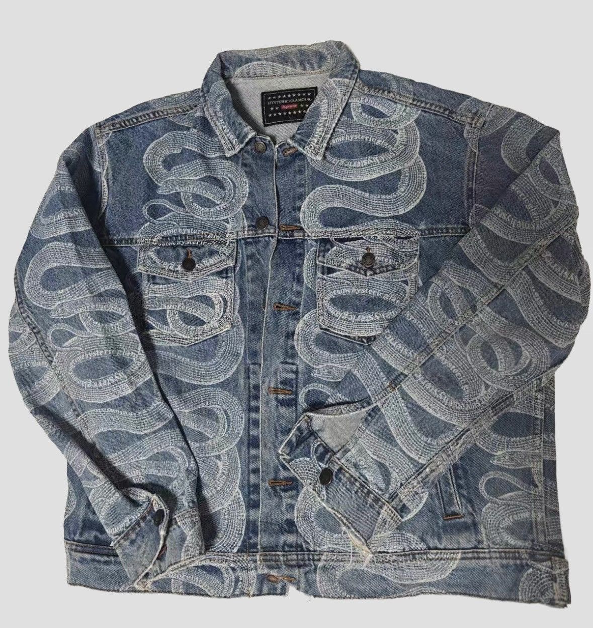 Hysteric Glamour × Supreme Supreme x Hysteric Glamour Snake Denim