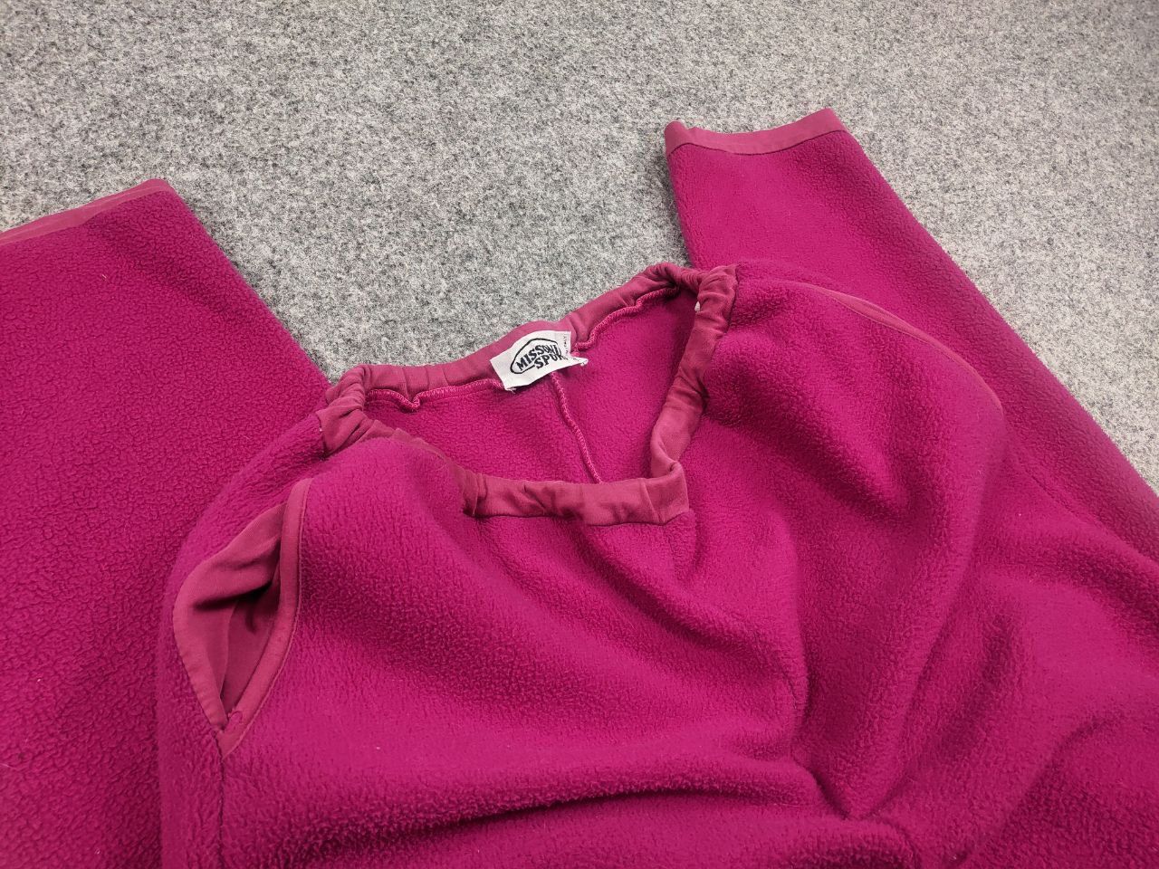 Missoni Vintage 90's Missoni Sport Italy Pink Fleece Trouser Pants Size 32" / US 10 / IT 46 - 11 Thumbnail