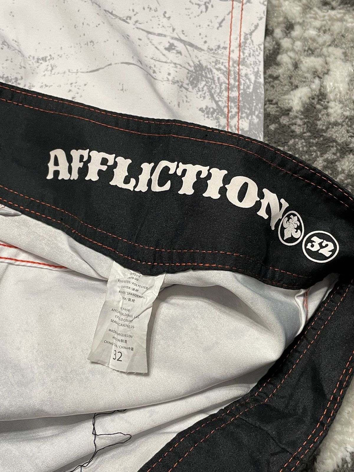 Affliction × Japanese Brand Rare Affliction Skull Y2K Shorts Boardshorts Size US 32 / EU 48 - 10 Thumbnail