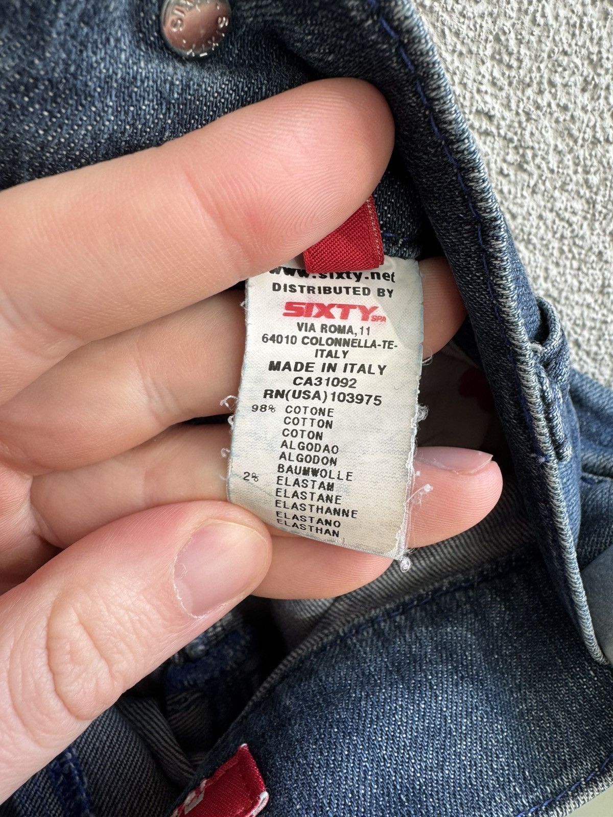 Miss Sixty Miss Sixty Girls Jeans Age 12 Blue Denim Y2K Size 24" / US 00 / IT 34 - 9 Thumbnail