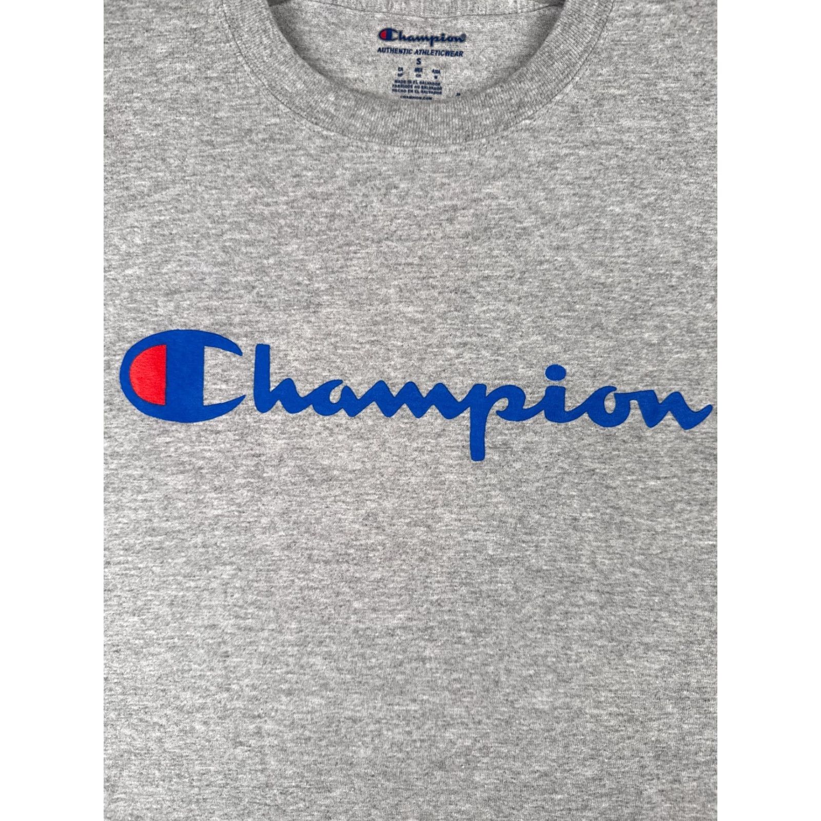 Champion Champion Shirt Men Adult Small Gray Long Sleeve Crew Neck Cotton Blend NEW NO TAGS Size US S / EU 44-46 / 1 - 6 Thumbnail