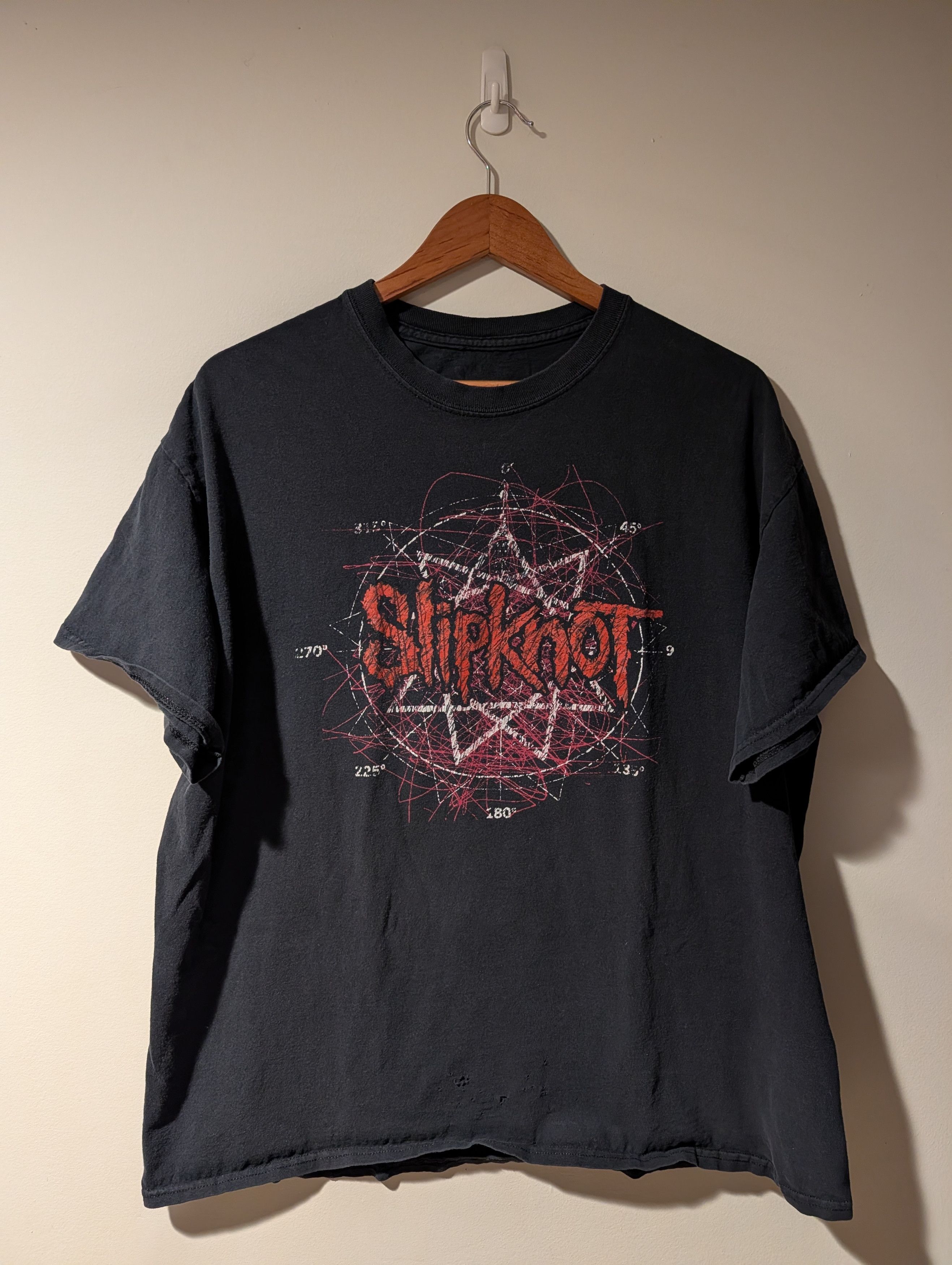 Band Tees Slipknot Men's X-Large Black w/ Red Double Sided T-Shirt Size US XL / EU 56 / 4 - 1 Thumbnail