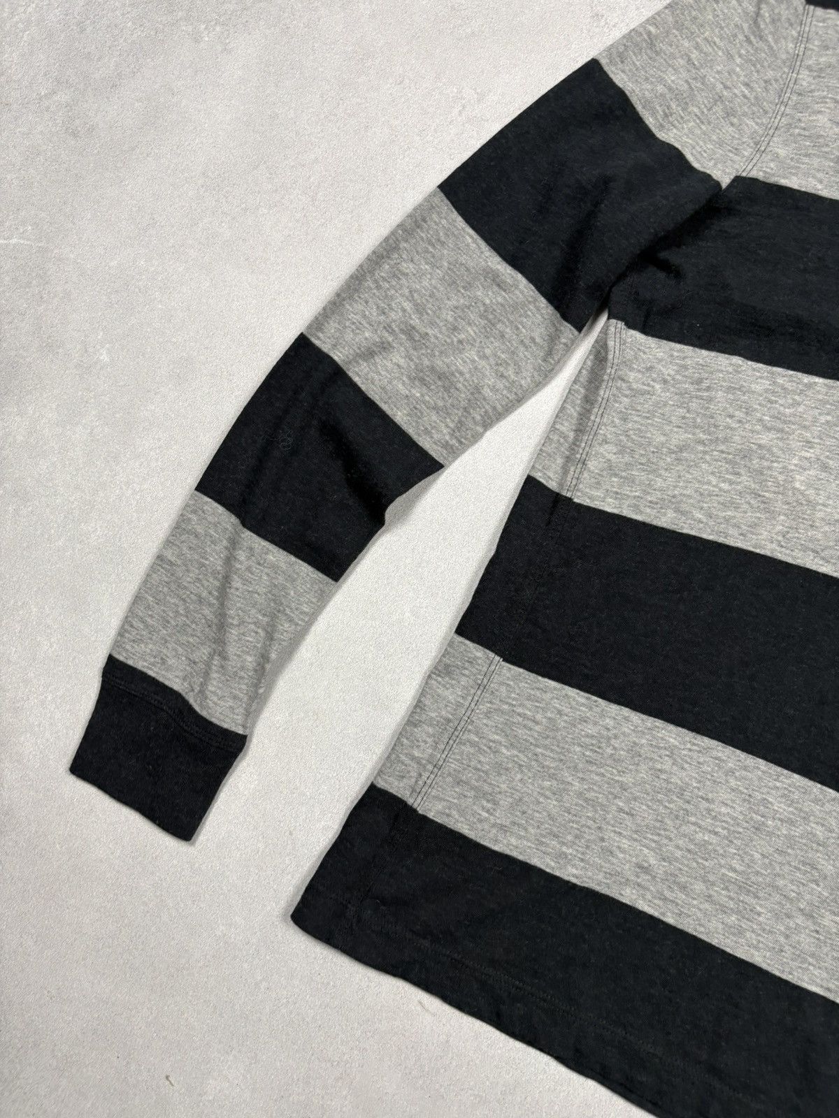 Burberry Burberry Brit Striped V Neck Wool Long Sleeve Top Vintage S Size S / US 4 / IT 40 - 4 Thumbnail