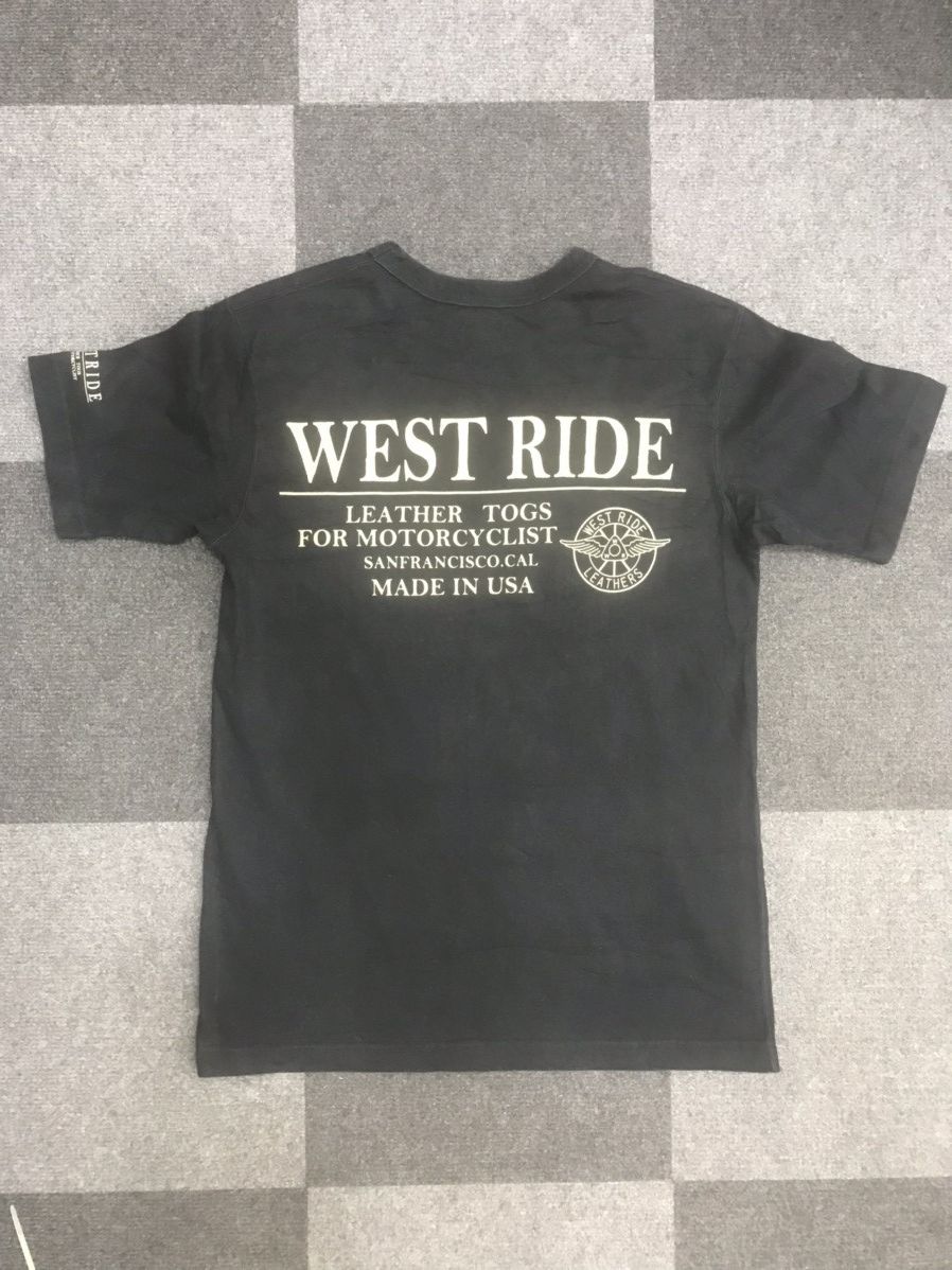 image of Biker Denim x Westride West Ride Mcc Japanese Biker Shirt in Black, Men's (Size XS)