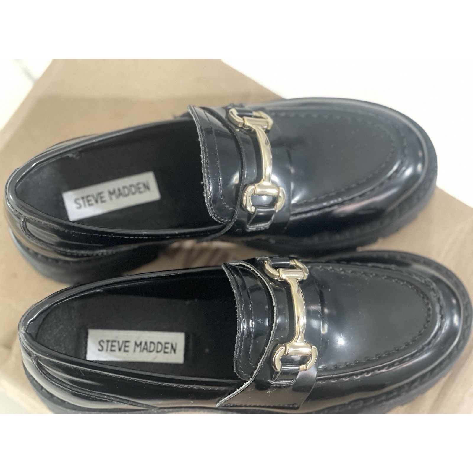 Steve Madden Steve Madden Lando Women 5.0 Black Leather Size US 5 / IT 35 - 5 Thumbnail