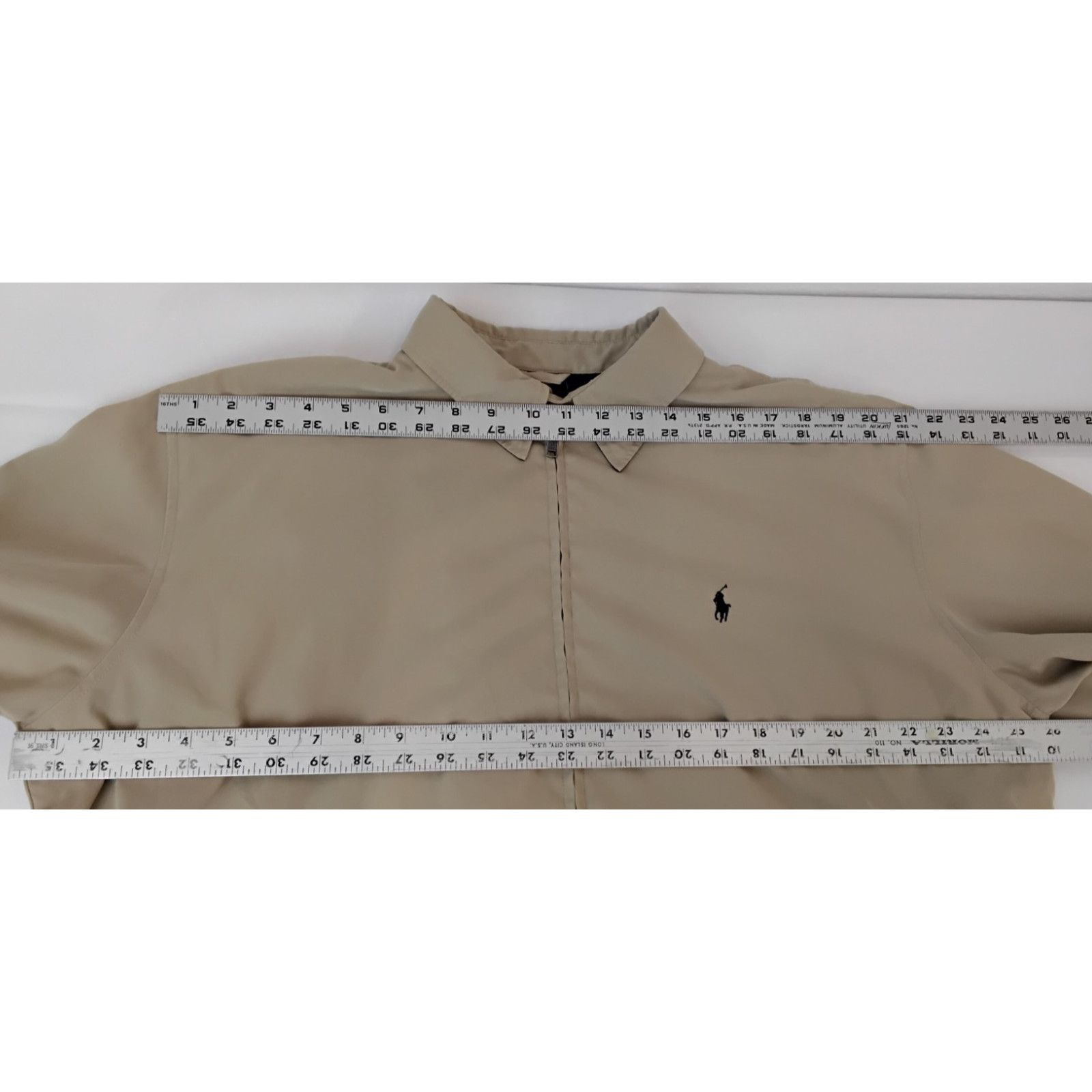 Polo Ralph Lauren Polo Ralph Lauren Bomber Jacket Men's L Tan Blue Label 90s Size US L / EU 52-54 / 3 - 14 Thumbnail