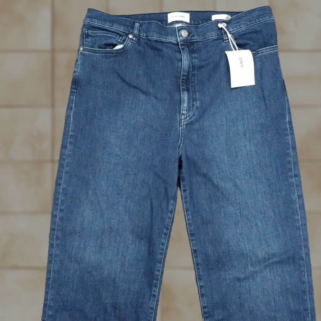 Frame VINTAGE FRAME Jeans Womens 34x28 Blue Le Sleek Straight High Rise Leg Stretch NWT Size 24" / US 00 / IT 34 - 1 Thumbnail
