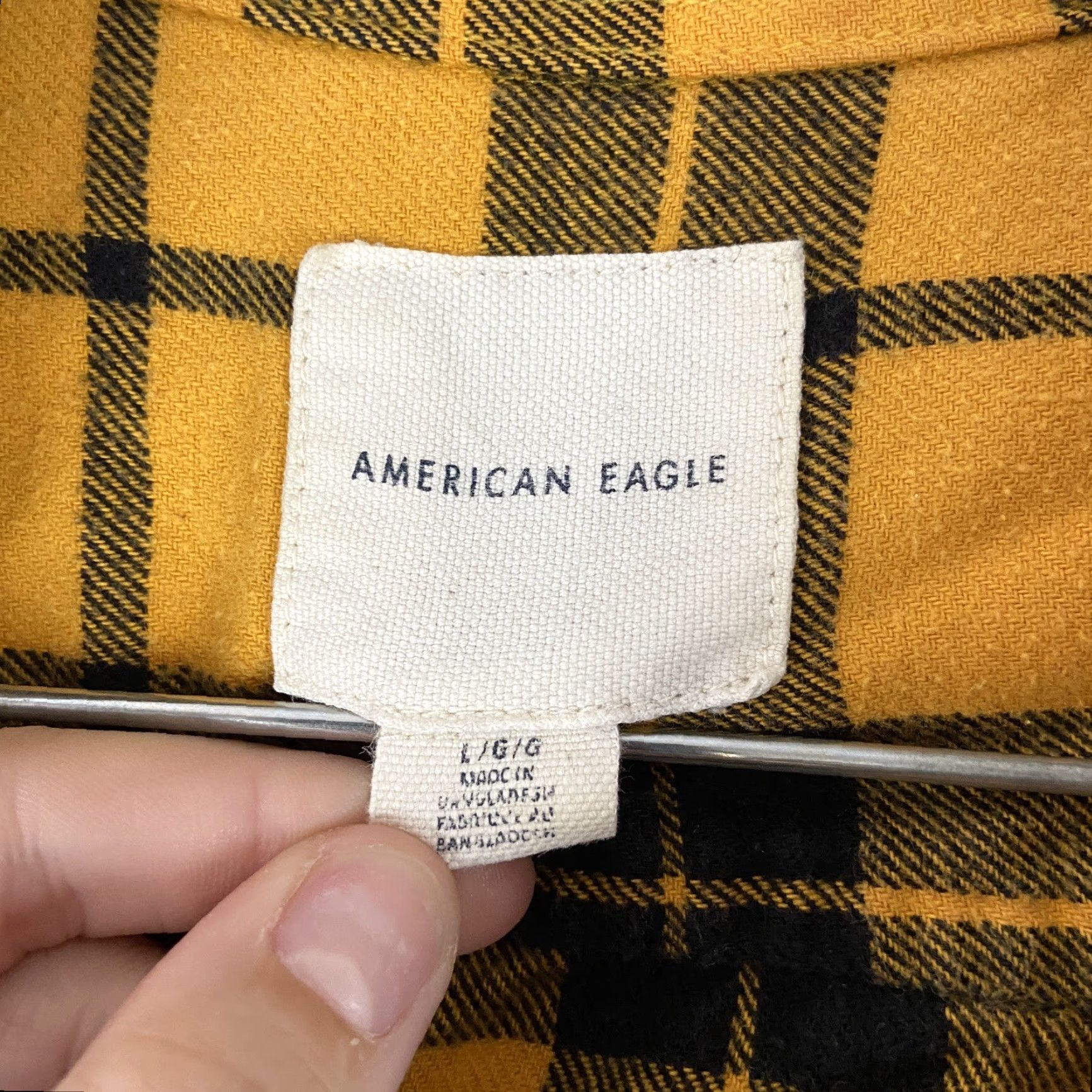 American Eagle Outfitters American Eagle Outfitters Men’s L Multicolor Plaid Long Sleeve Button Up Flannel Pockets Size US L / EU 52-54 / 3 - 6 Thumbnail