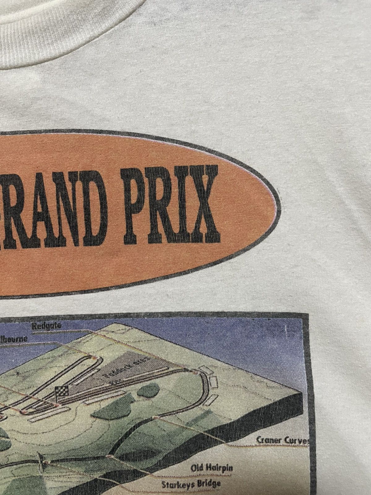 Vintage Archive Vintage 1995 British Grand Prix Donington T Shirt Size US XL / EU 56 / 4 - 8 Thumbnail