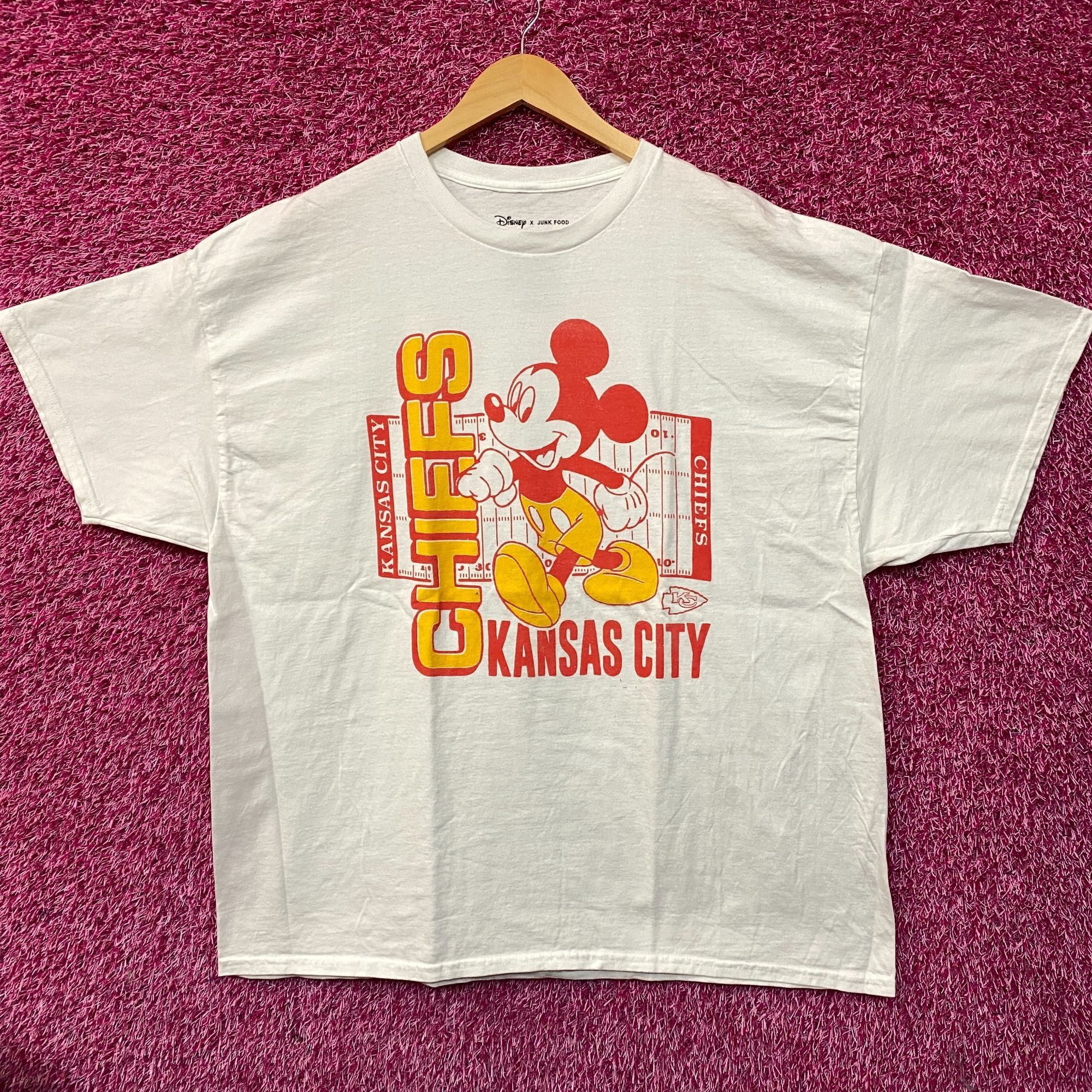 Junk Food Disney x Junk Food NFL Kansas City Chiefs Mickey Mouse Field Size US XL / EU 56 / 4 - 1 Thumbnail