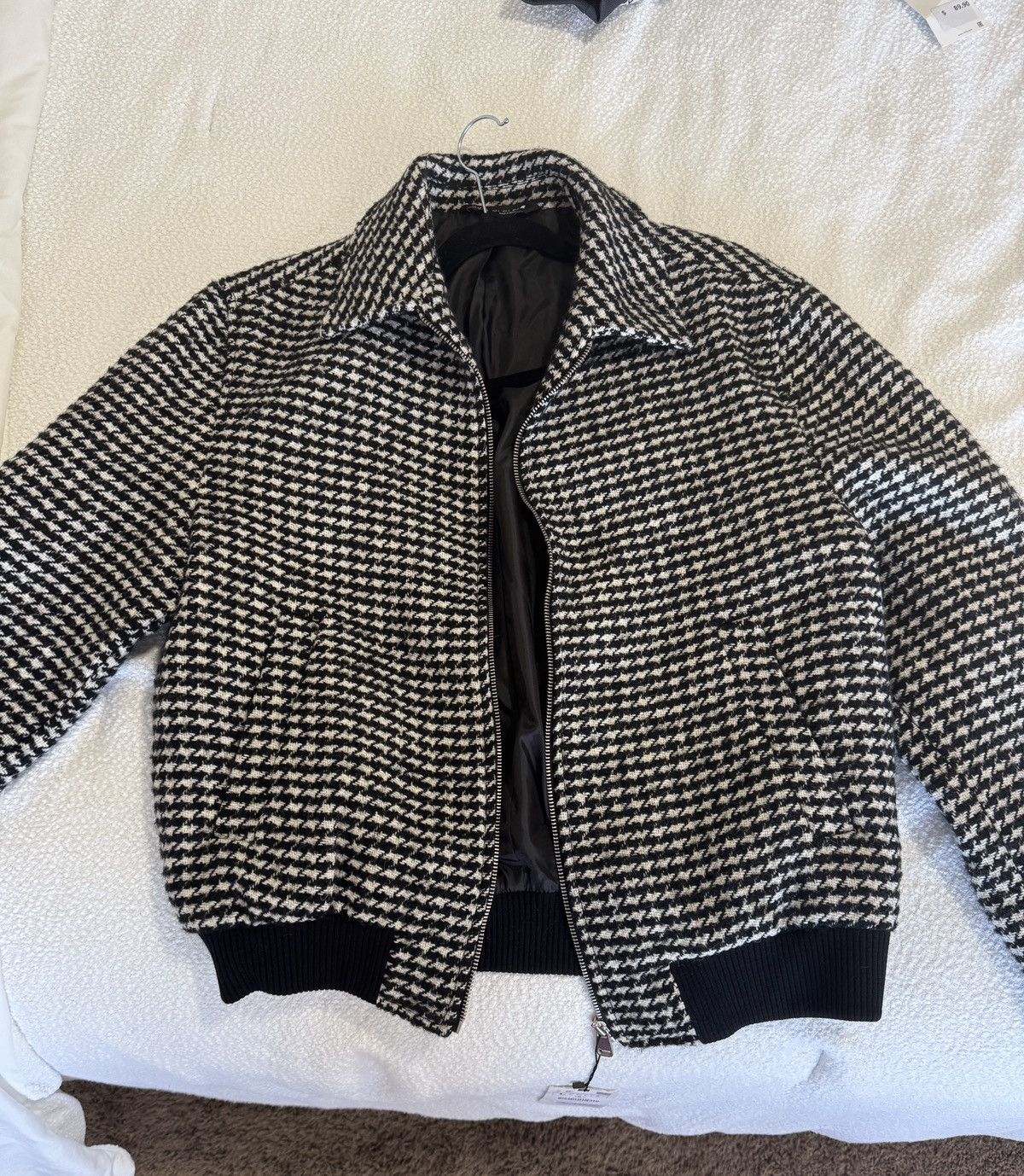 Zara Zara Houndstooth Jacket Size US L / EU 52-54 / 3 - 1 Thumbnail