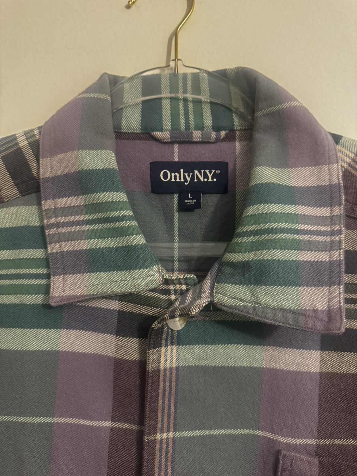 Only NY Olny Ny heavyweight plaid shirt Size US L / EU 52-54 / 3 - 4 Thumbnail