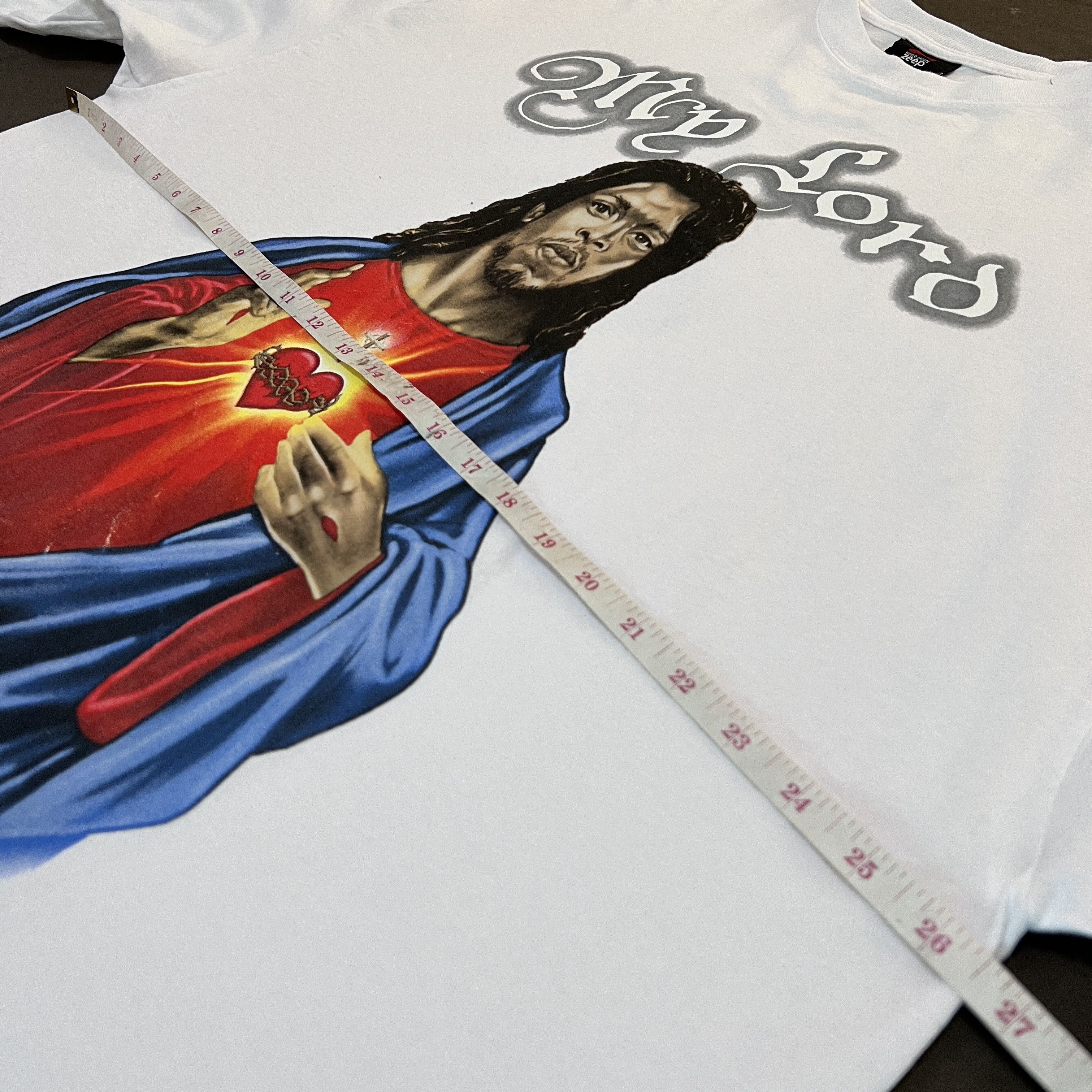 Rap Tees × Vintage Vintage Y2K My Lord & Savior Black Heritage Tee 3XL Size US XXL / EU 58 / 5 - 15 Thumbnail