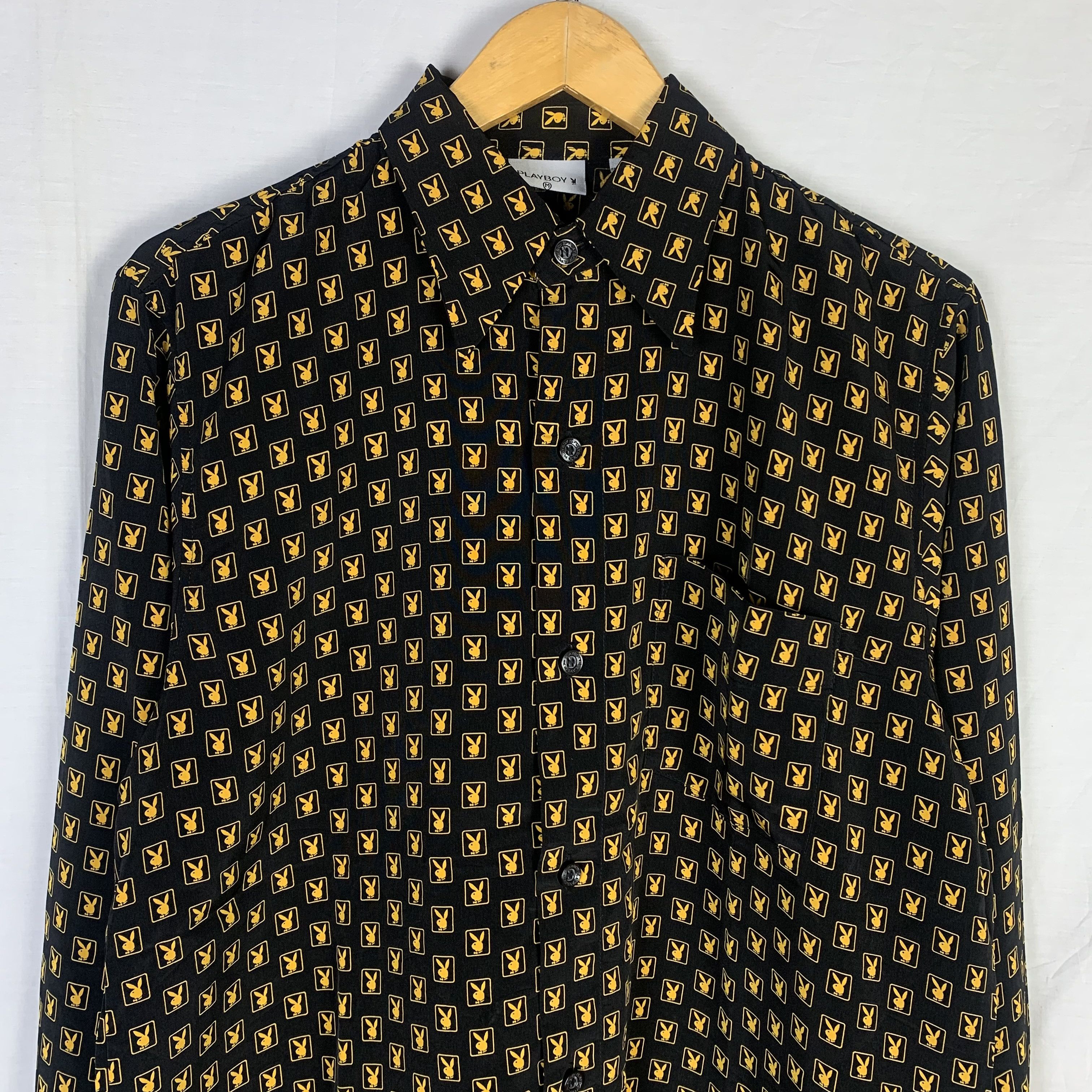 Playboy Vintage Playboy Monogram Button Up Shirt Size US M / EU 48-50 / 2 - 1 Thumbnail