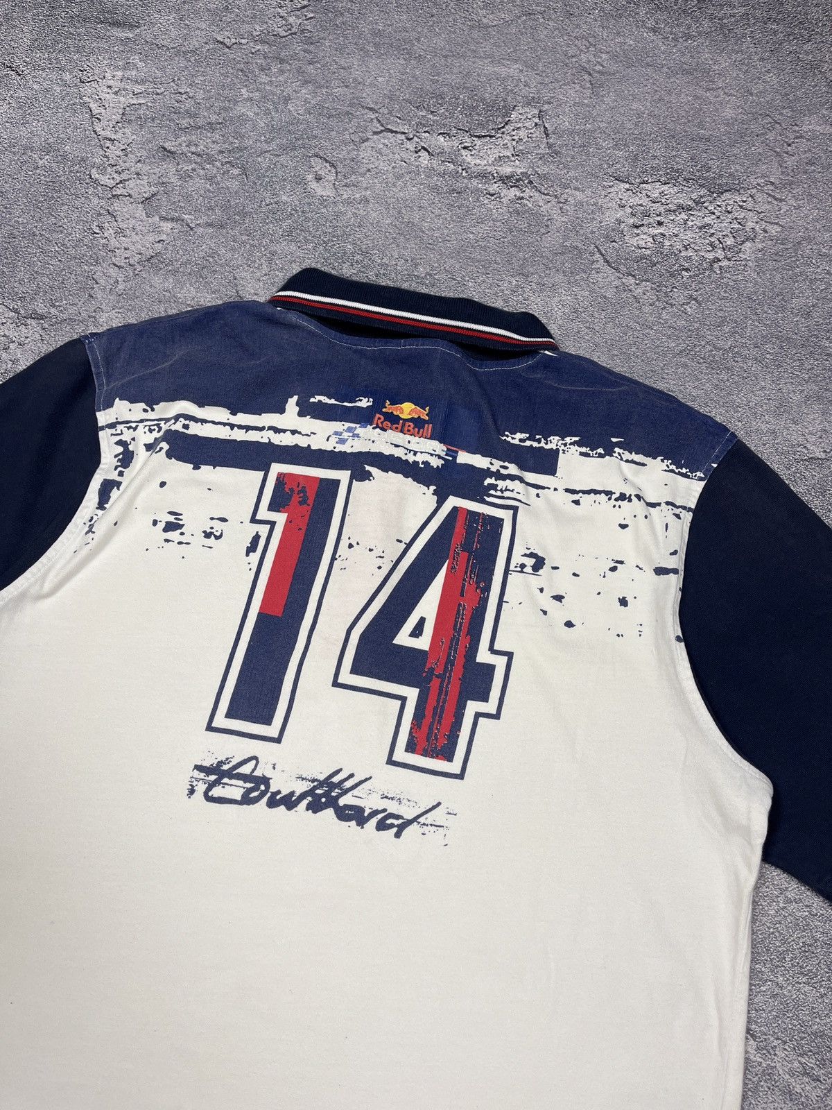 Red Bull × Vintage Red Bull moto tee shirt polo Size US XL / EU 56 / 4 - 4 Thumbnail