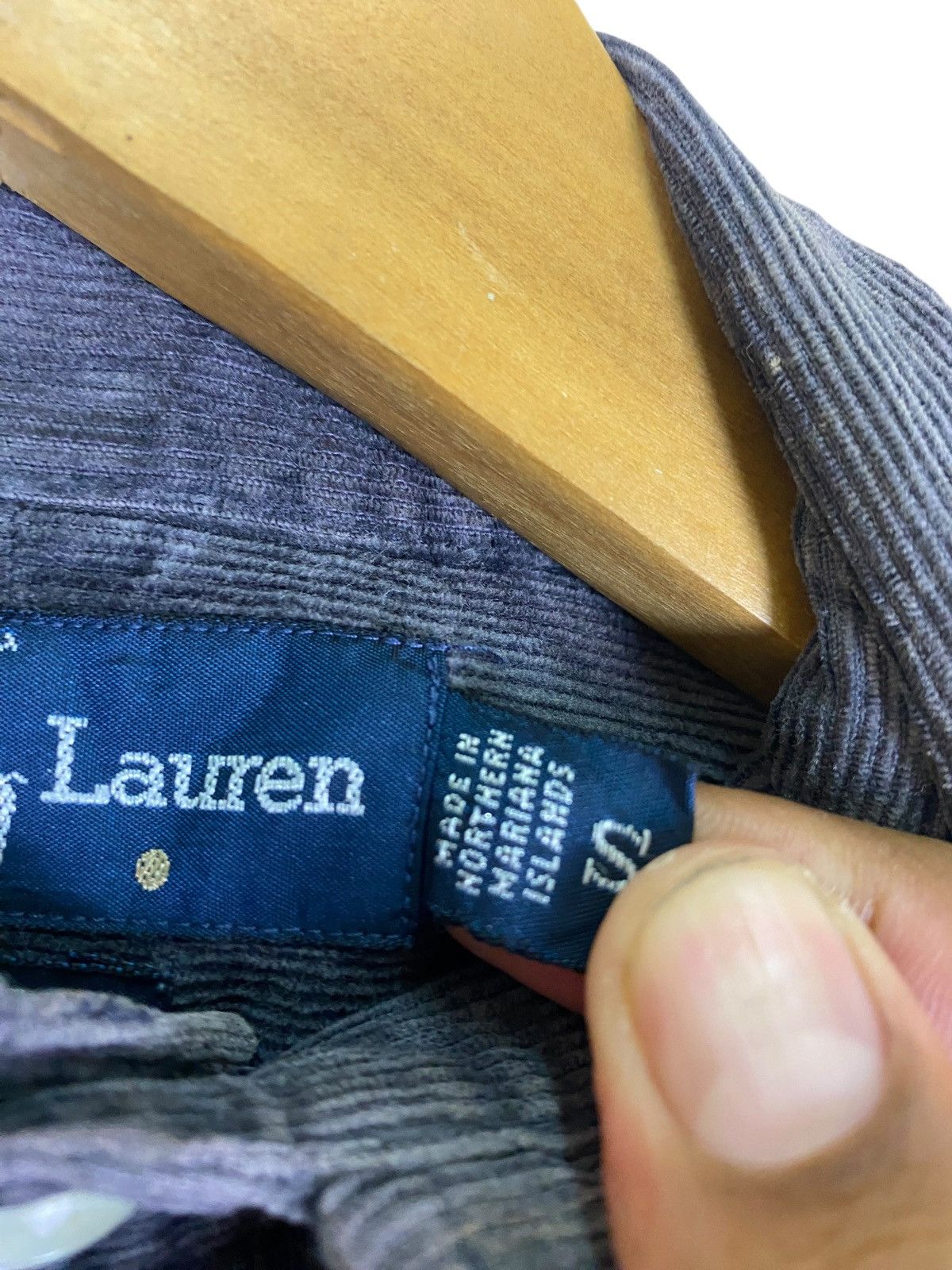 Polo Ralph Lauren Vintage Ralph Lauren Corduroy Long Sleeve Shirt Size US S / EU 44-46 / 1 - 8 Thumbnail