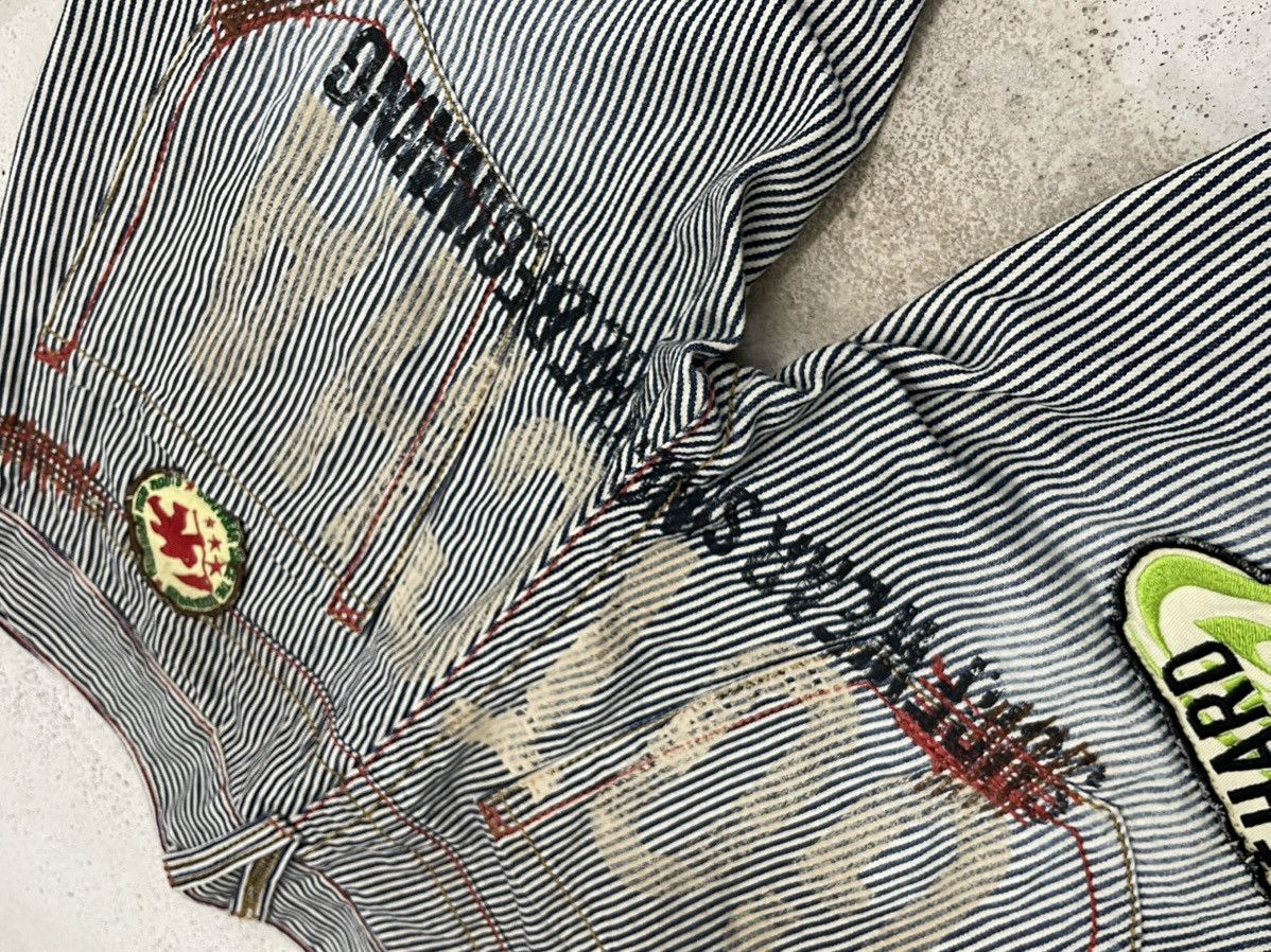 Gotcha Gotcha Surfwear Patches Distressed Design Wording Y2k Clone Size US 31 - 17 Thumbnail