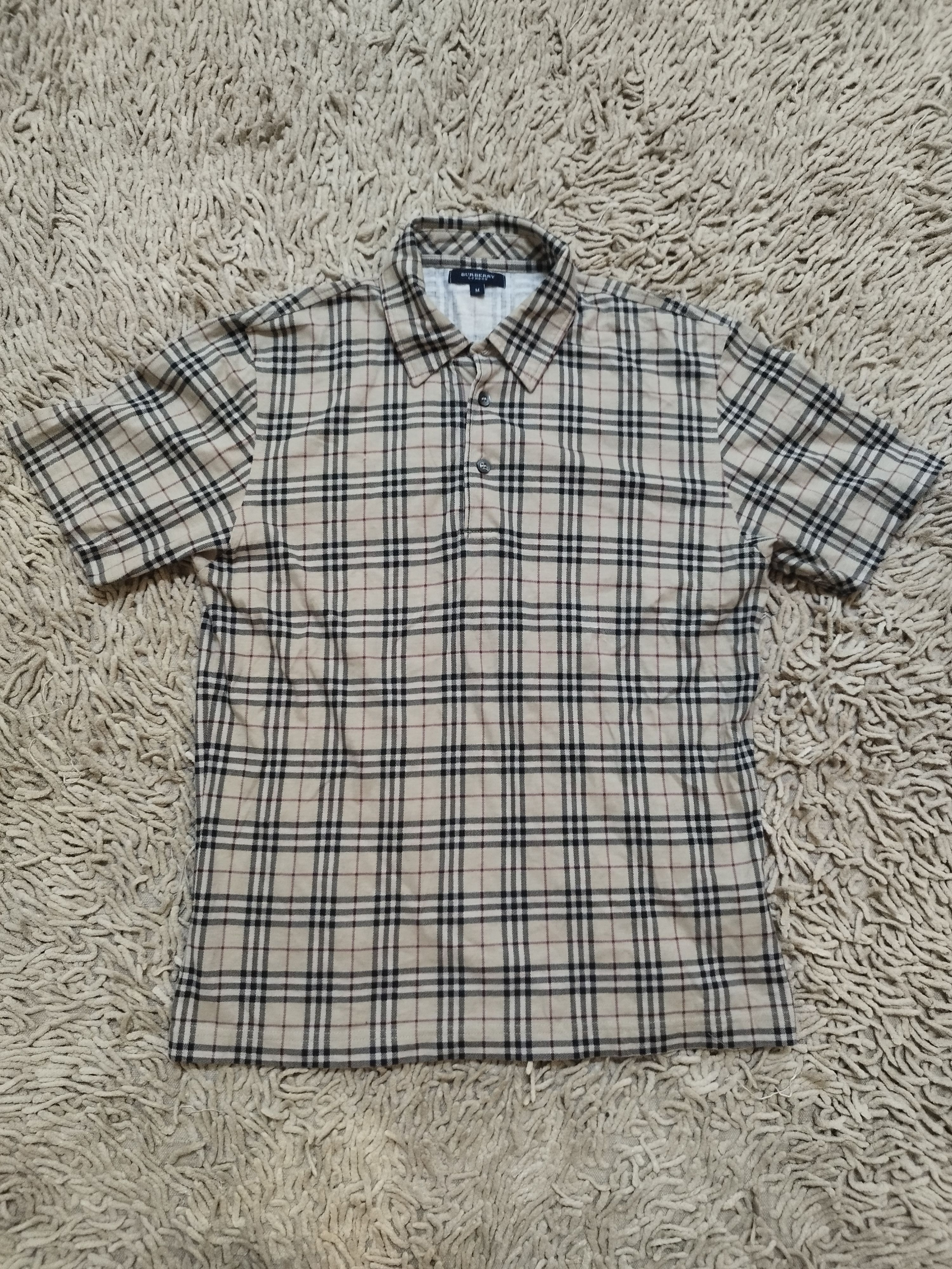 Burberry London Monogram Nova Check Iconic Polo Shirt