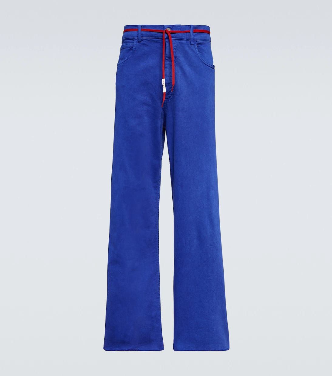 Marni Marni Blue Flared Pants Size US 33 - 1 Thumbnail