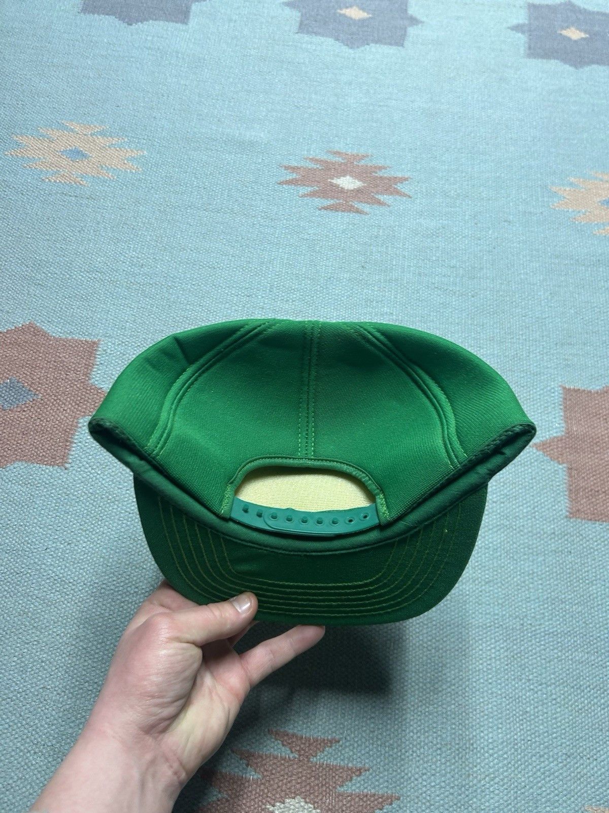 Vintage Vtg snapback hat Ittner bean grain auburn Michigan farm USA Size ONE SIZE - 4 Thumbnail