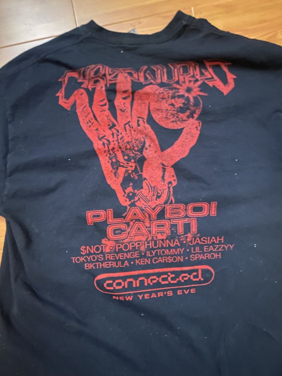 Ken Carson × Playboi Carti RARE Cyberwurld Virtual Concert Playboi Carti Ken Carson Tee Size US XL / EU 56 / 4 - 4 Thumbnail