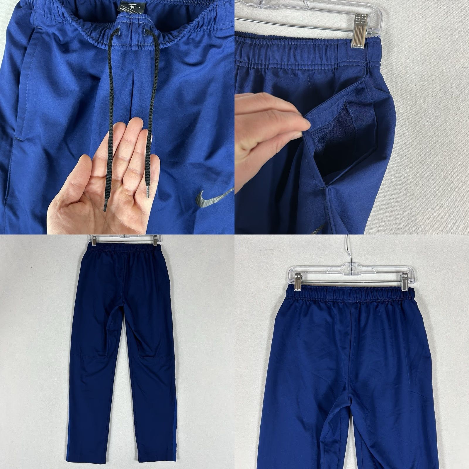 Nike Nike Track Pants Mens Small Blue Dri-Fit Woven Active Training Gym Run Athletic Size US 29 - 8 Thumbnail