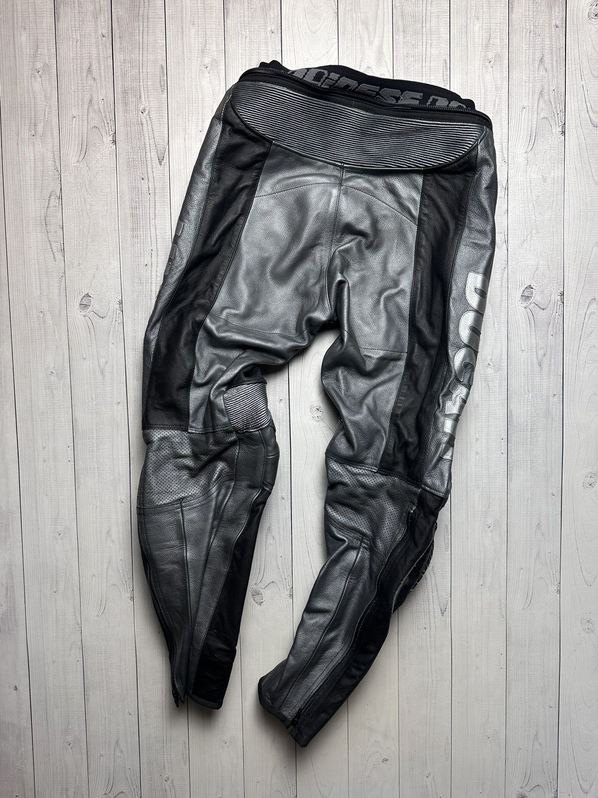 Ducati Vintage Dainesse X Ducati Moto tracksuit jacket leather L Size US 34 / EU 50 - 15 Thumbnail