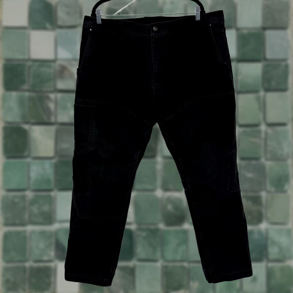Harley Davidson Harley-Davidson Carpenter Pants Black Mens Size 40 Inseam 28 5-Pocket Double Knee Workwear Casual Size US 40 / EU 56 - 1 Thumbnail