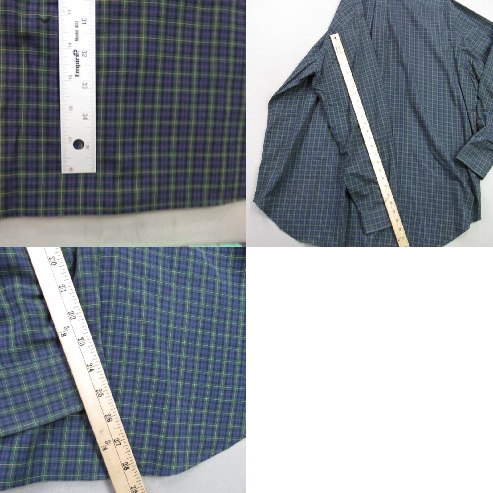 Polo Ralph Lauren Ralph Lauren Shirt Mens 2XLT Long Sleeve Lightweight Button Front Classic Plaid Shirt Size US XXL / EU 58 / 5 - 8 Thumbnail