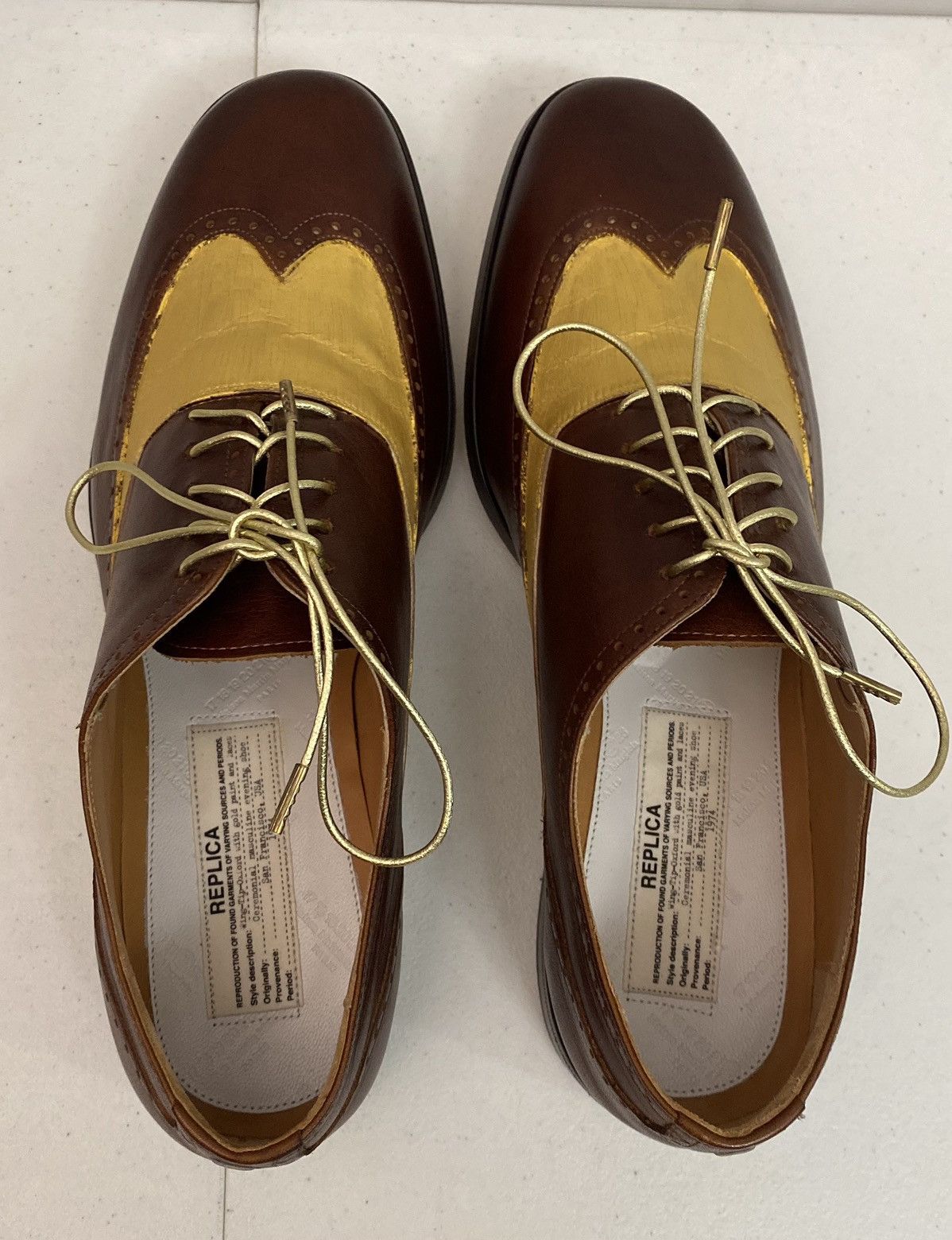 Maison Margiela Maison Margiela 22 🇮🇹 70’s San Fran Ceremony Wingtip Reps New Size US 9 / EU 42 - 13 Thumbnail