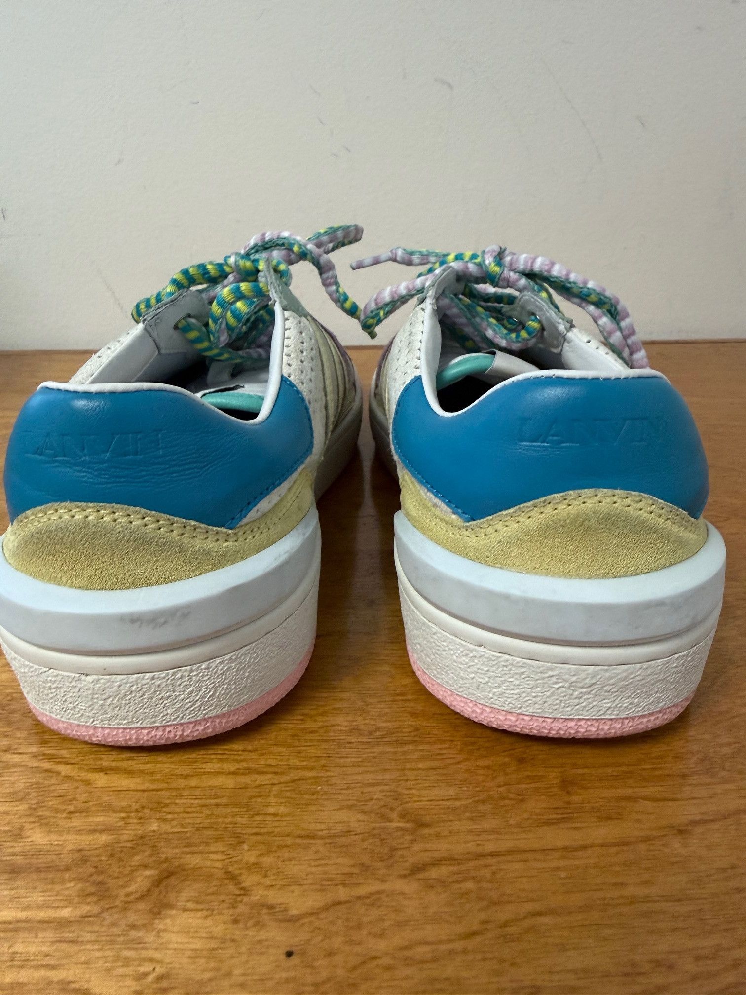 Lanvin Lanvin Multicolor Pastel Sneakers EU 40 / US 10 Size US 10 / IT 40 - 9 Thumbnail