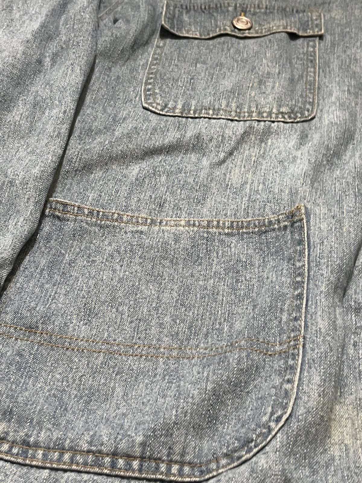 Designer Men's USA Vintage Denim Jacket Light Wash L/XL Size US M / EU 48-50 / 2 - 6 Thumbnail